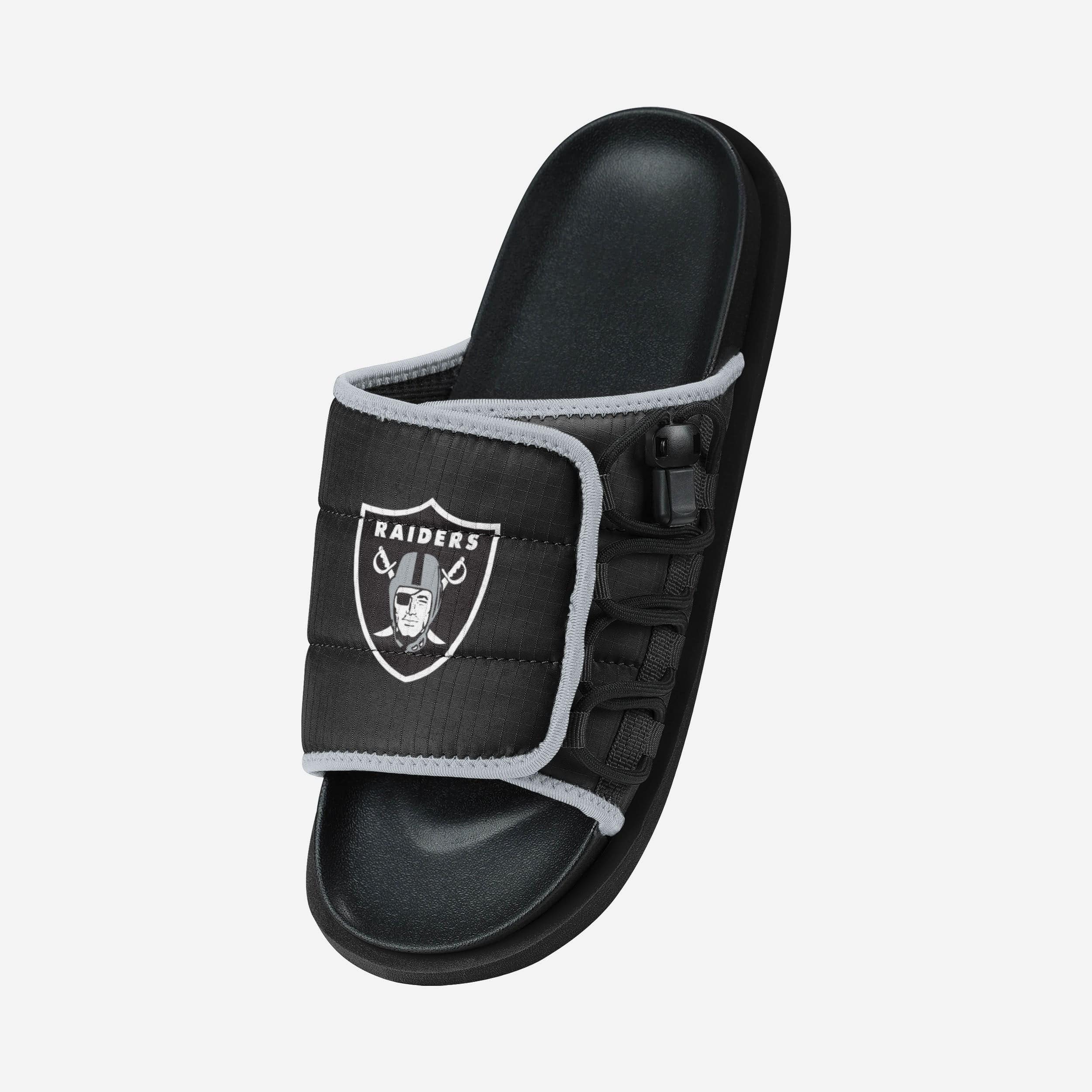 Las Vegas Raiders Ultimate Comfort Slide Flip Flops