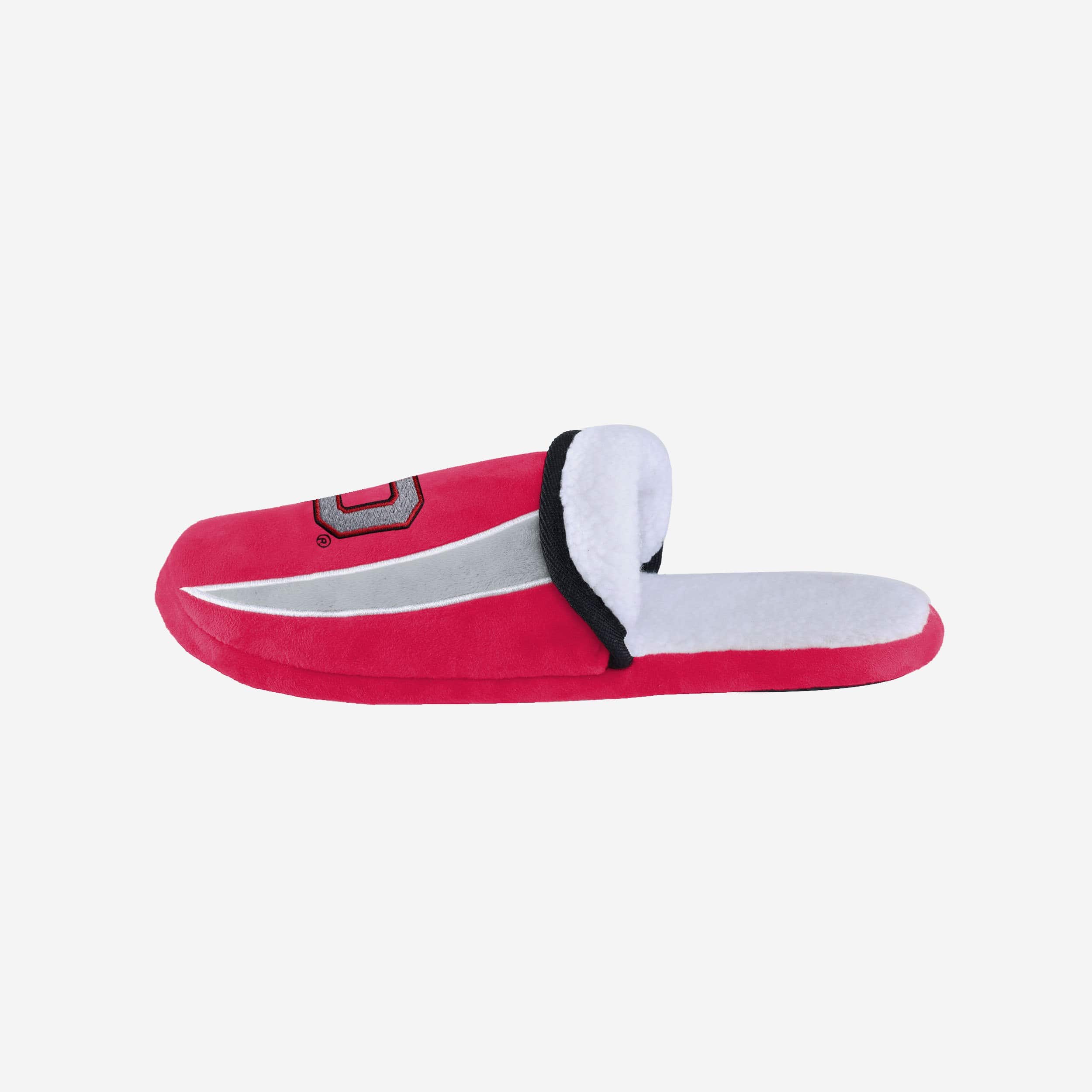 Ohio State Buckeyes Super-Soft Sherpa Slide Slippers for Die-Hard Fans