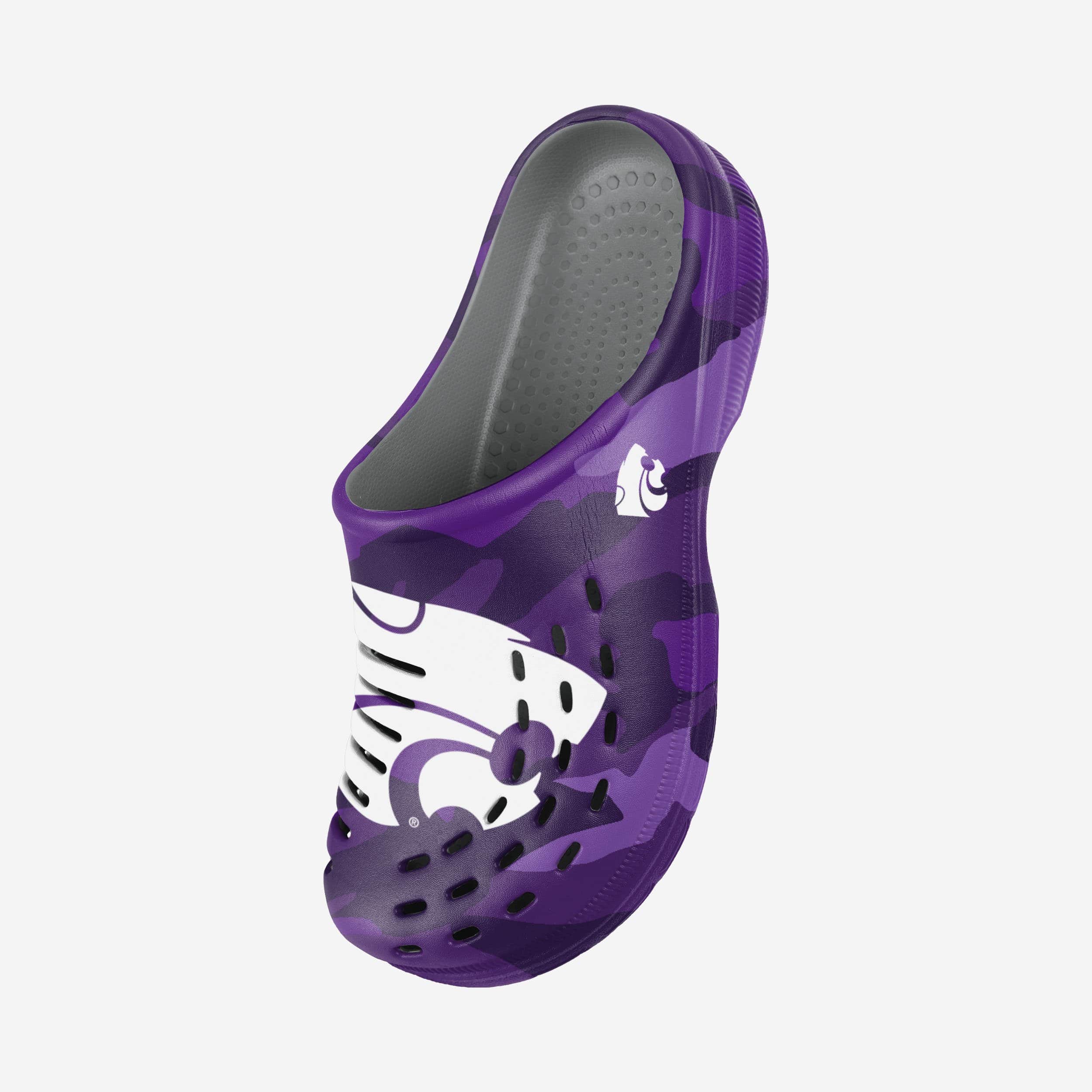 Kansas State Wildcats Stylish Tonal Camo Clogs