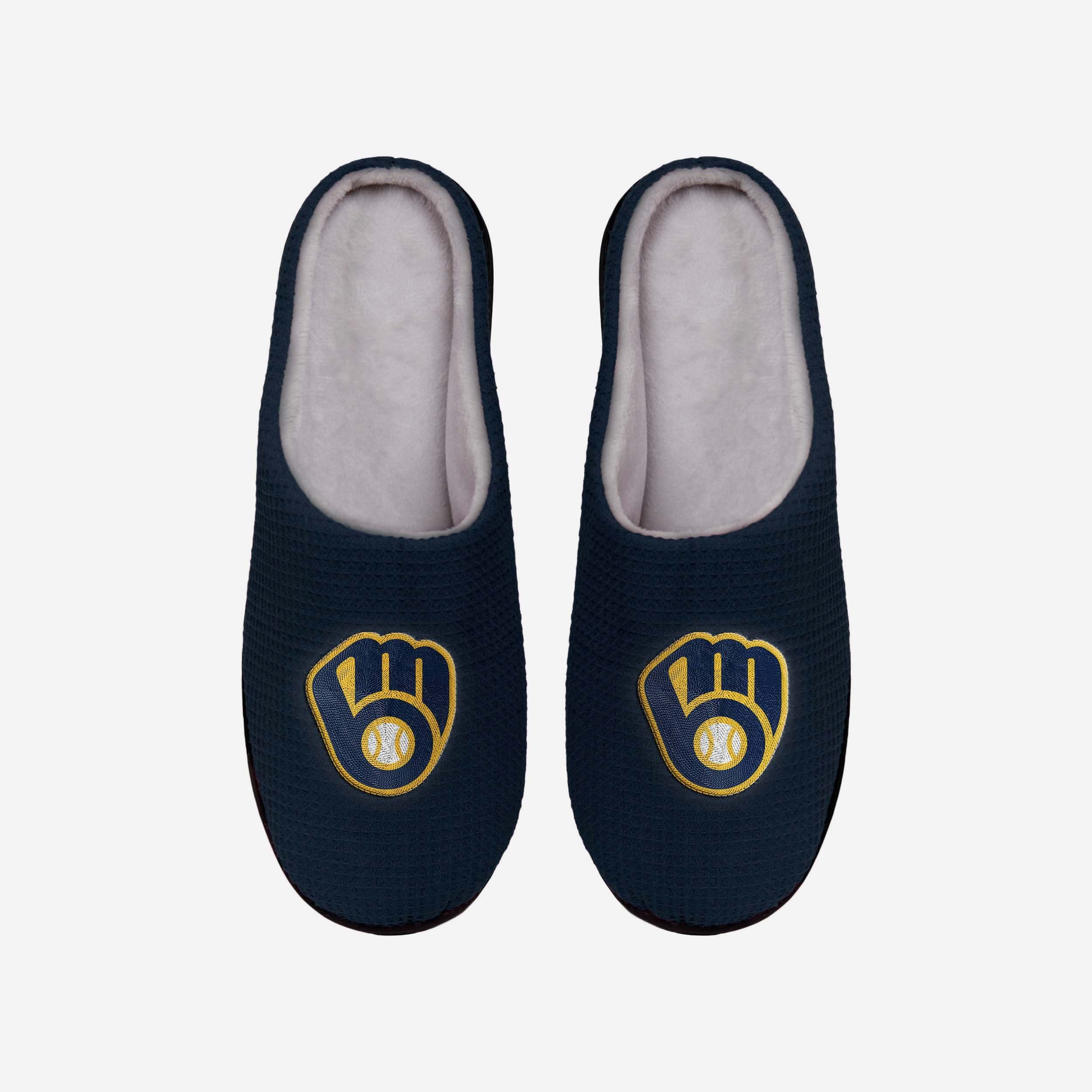 Milwaukee Brewers Dreamy Memory Foam Slide Slippers