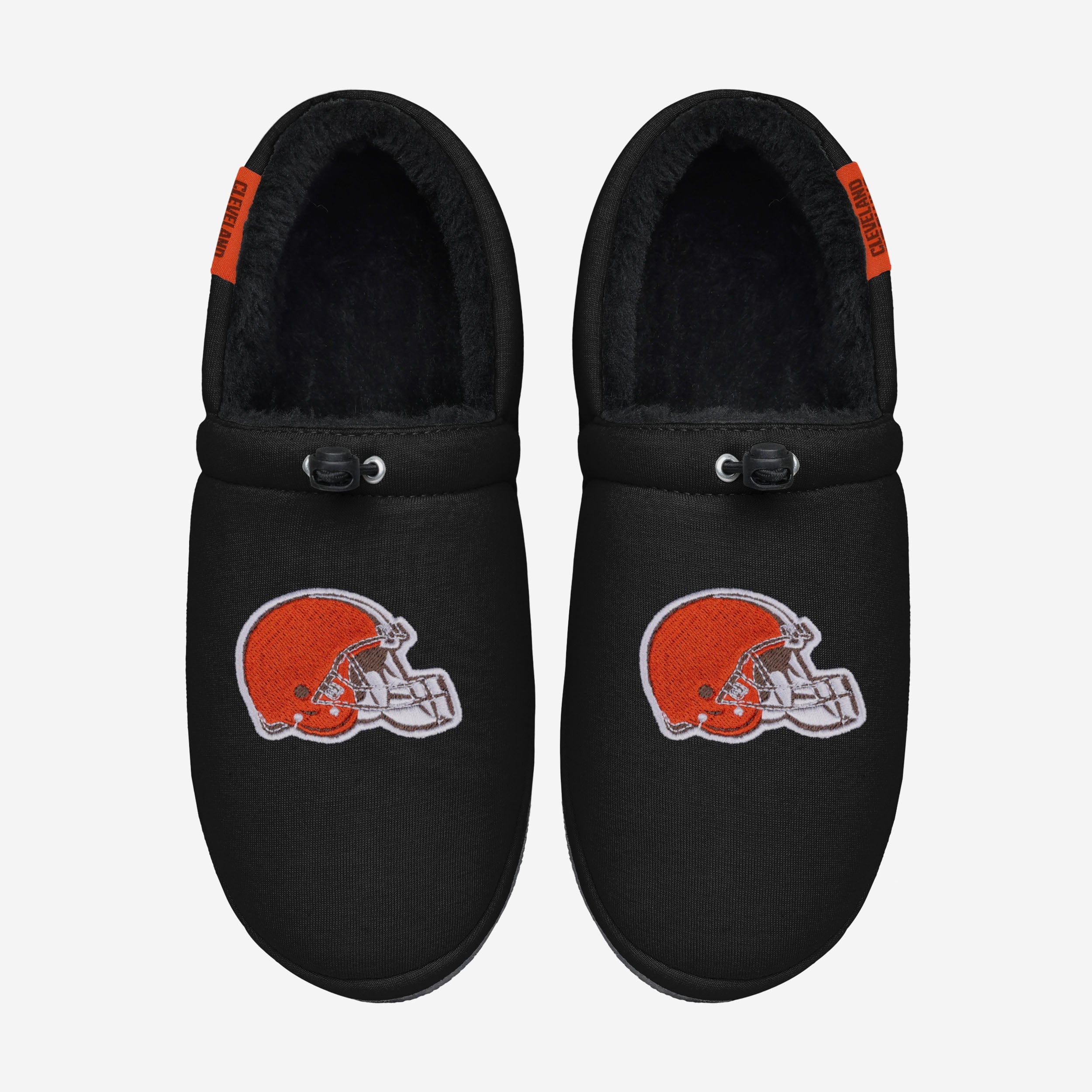 Cleveland Browns Bold Logo Athletic Moccasin Slippers - Show Your Team Pride!