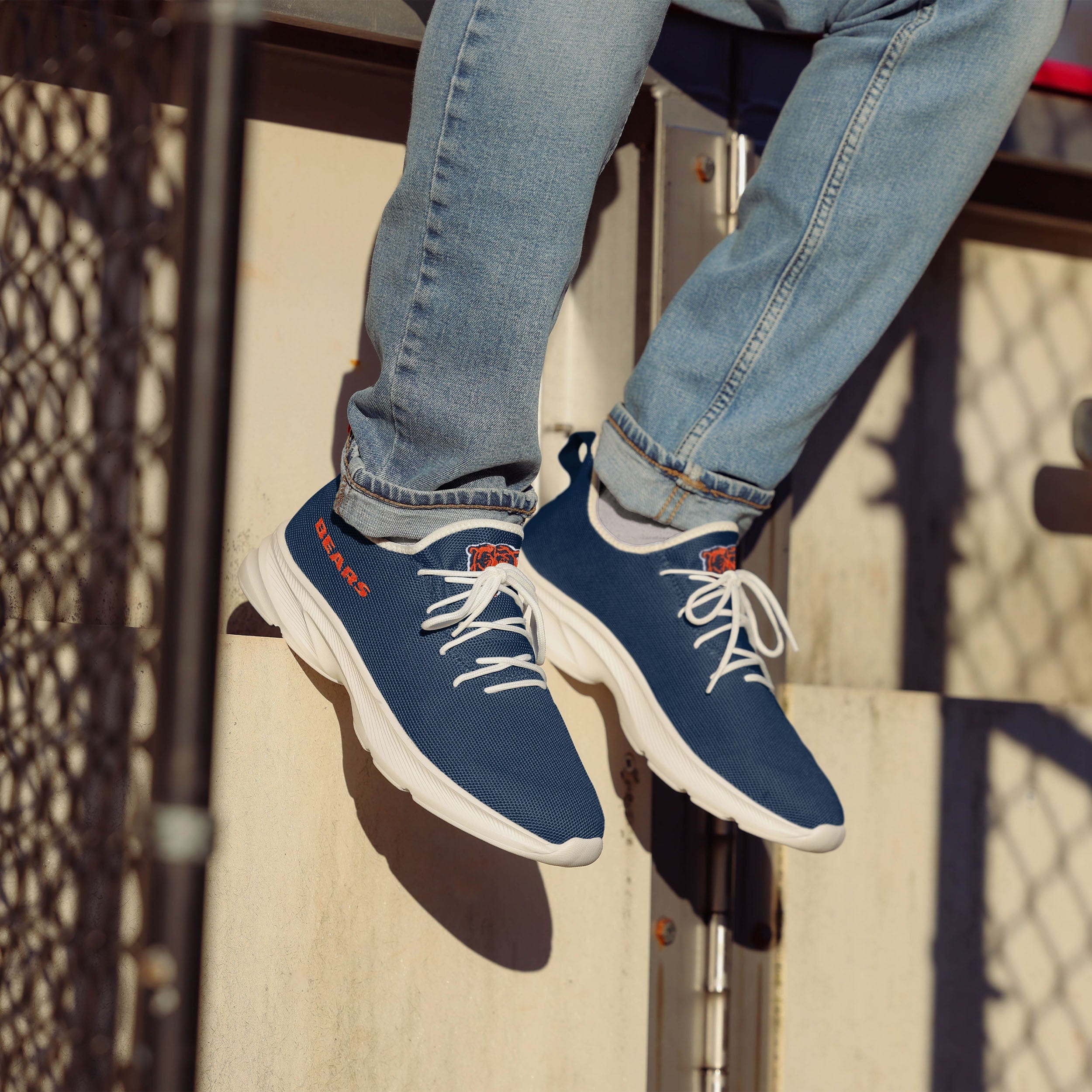 Chicago Bears Team Color Stylish Sneakers