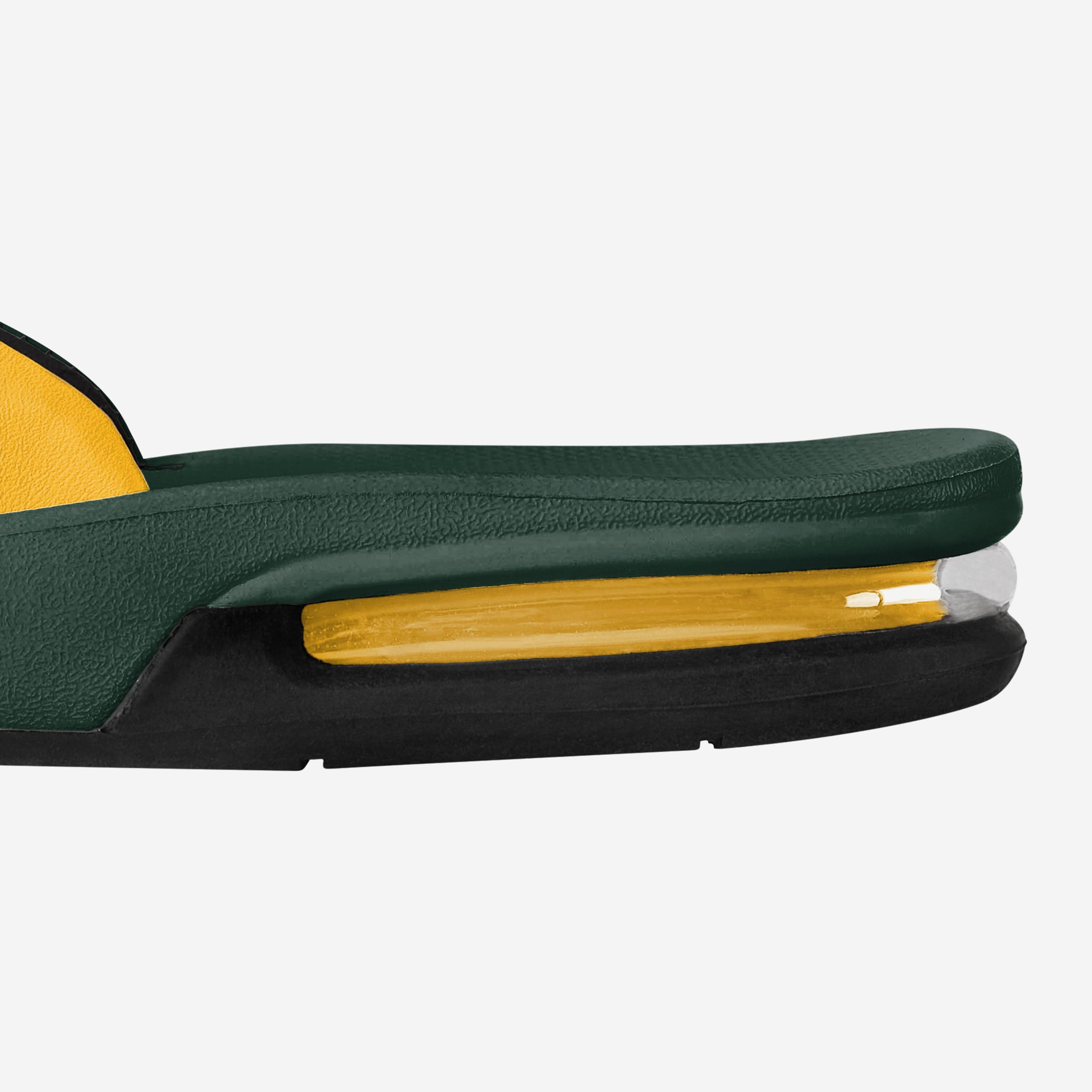 Green Bay Packers Team Color Contour Flip Flops - The Ultimate Fan Gear