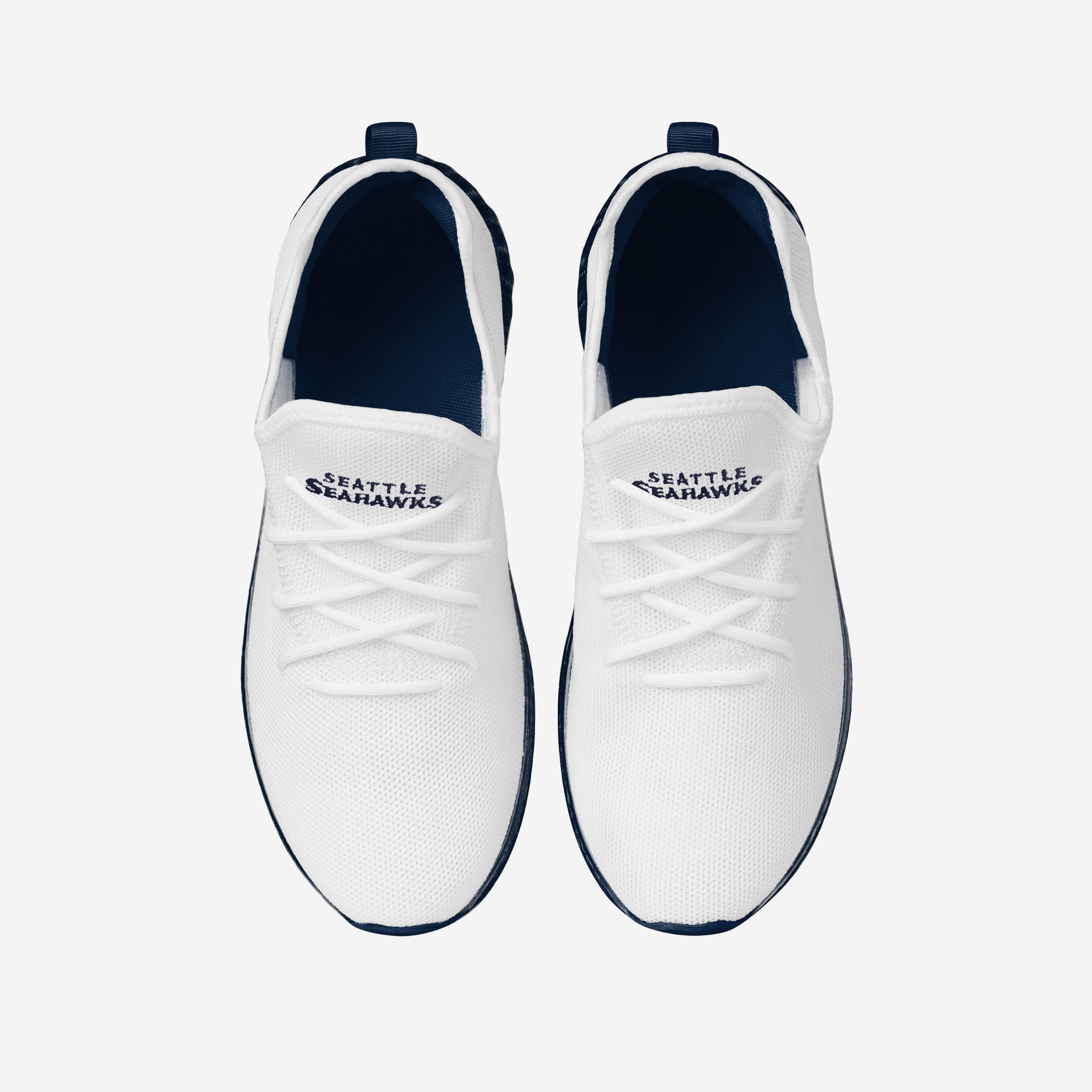Seattle Seahawks Gradient Midsole White Game-Day Sneakers