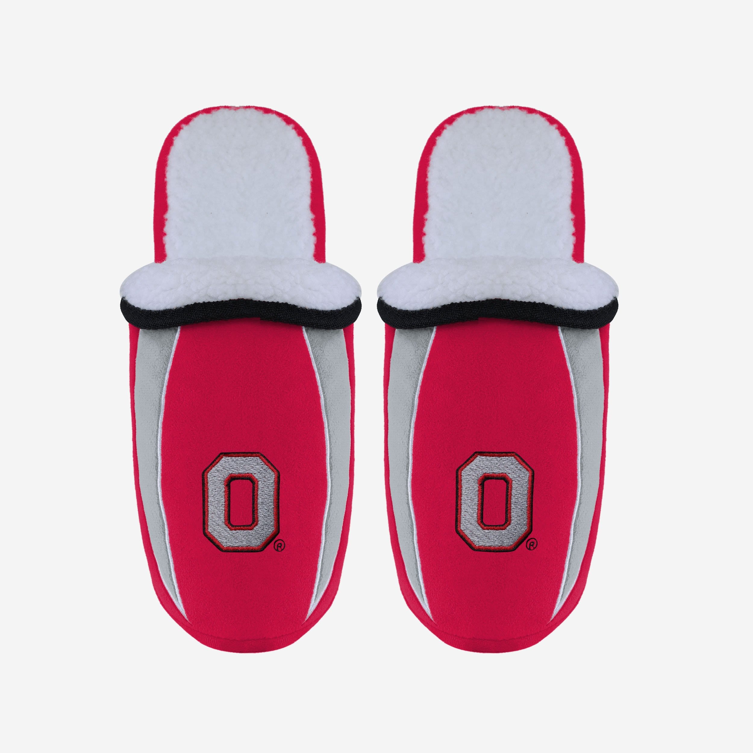 Ohio State Buckeyes Super-Soft Sherpa Slide Slippers for Die-Hard Fans