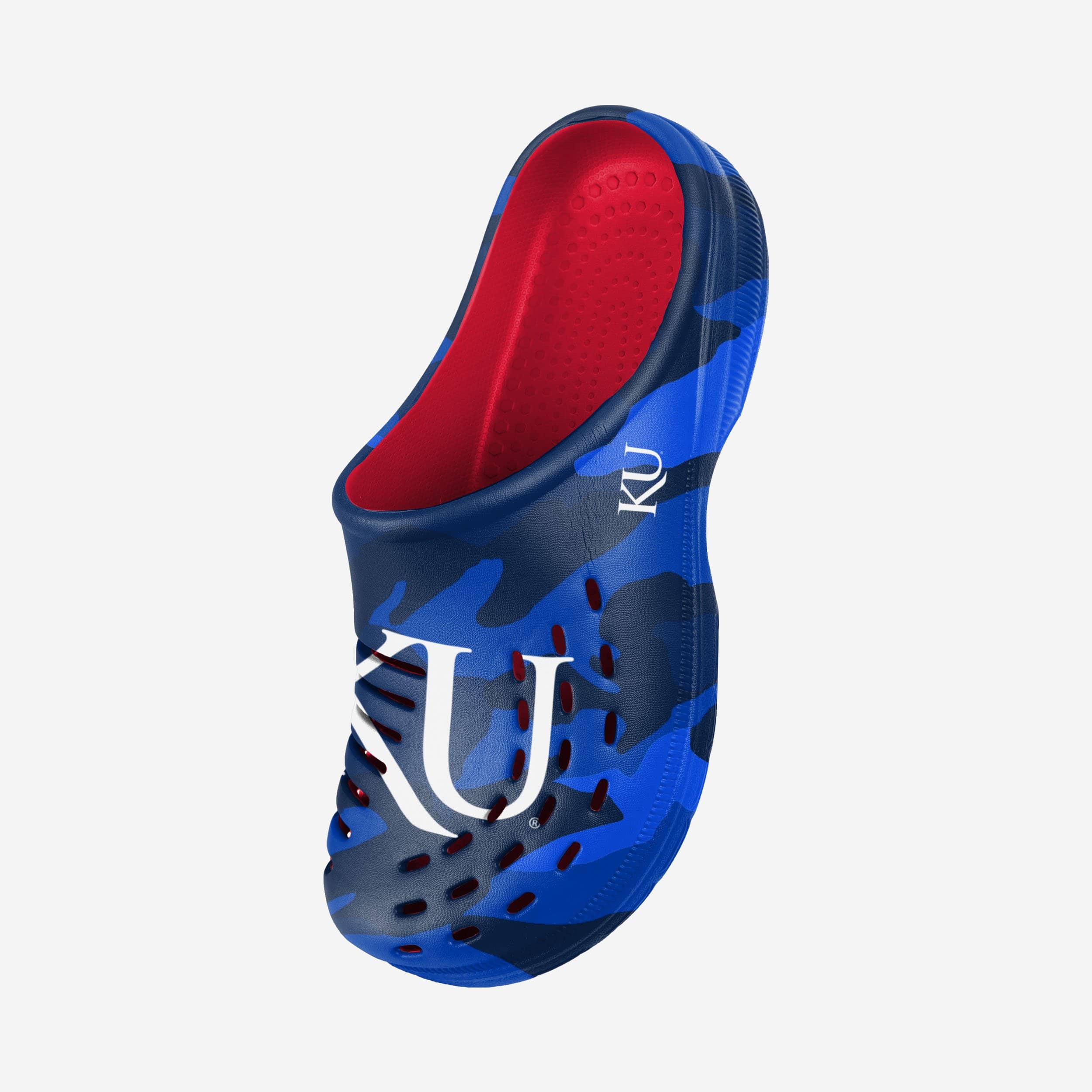 Kansas Jayhawks Tonal Camo Clogs - Show Your Fandom!