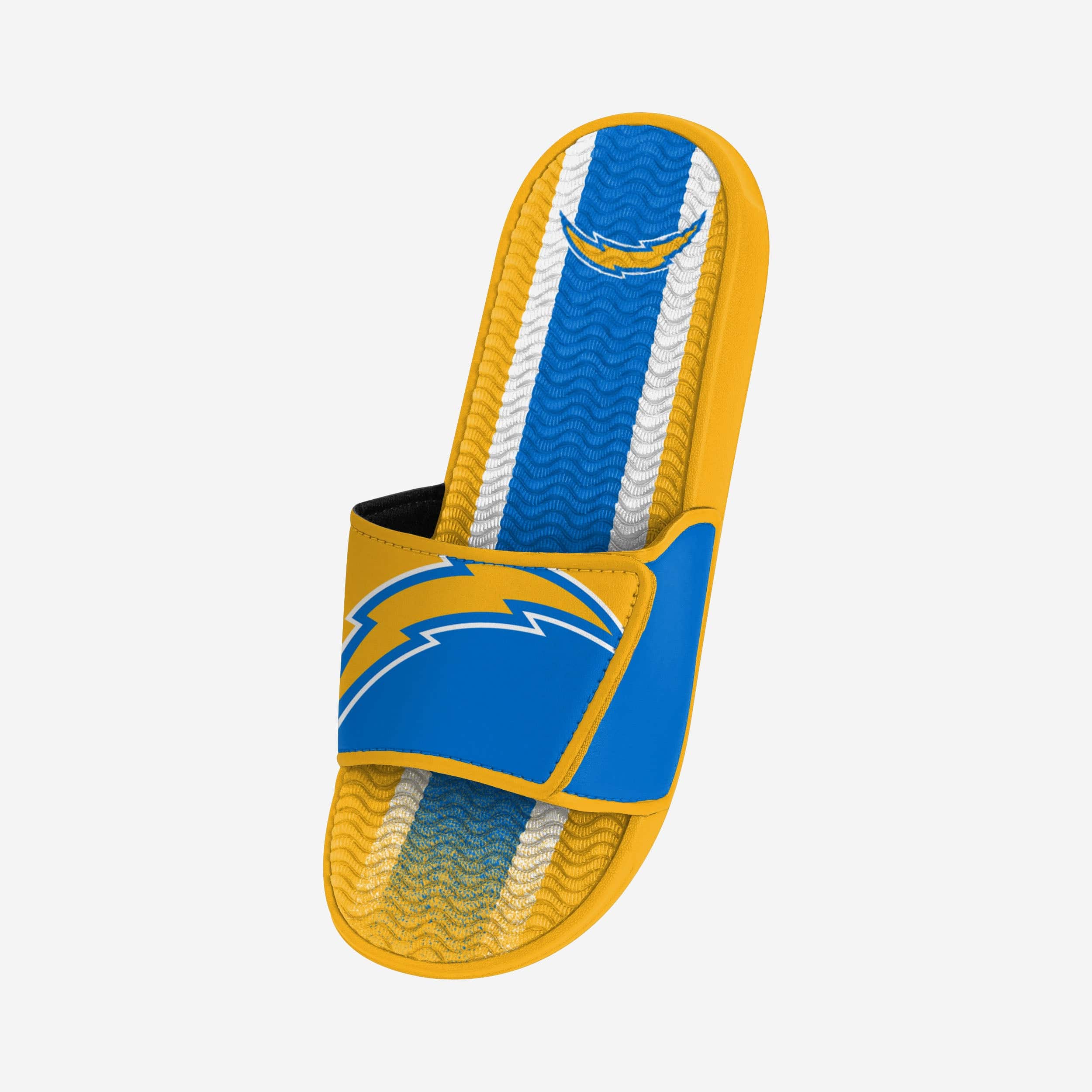 Los Angeles Chargers Team Stripe Gel Slides - Must - Have for Fans!