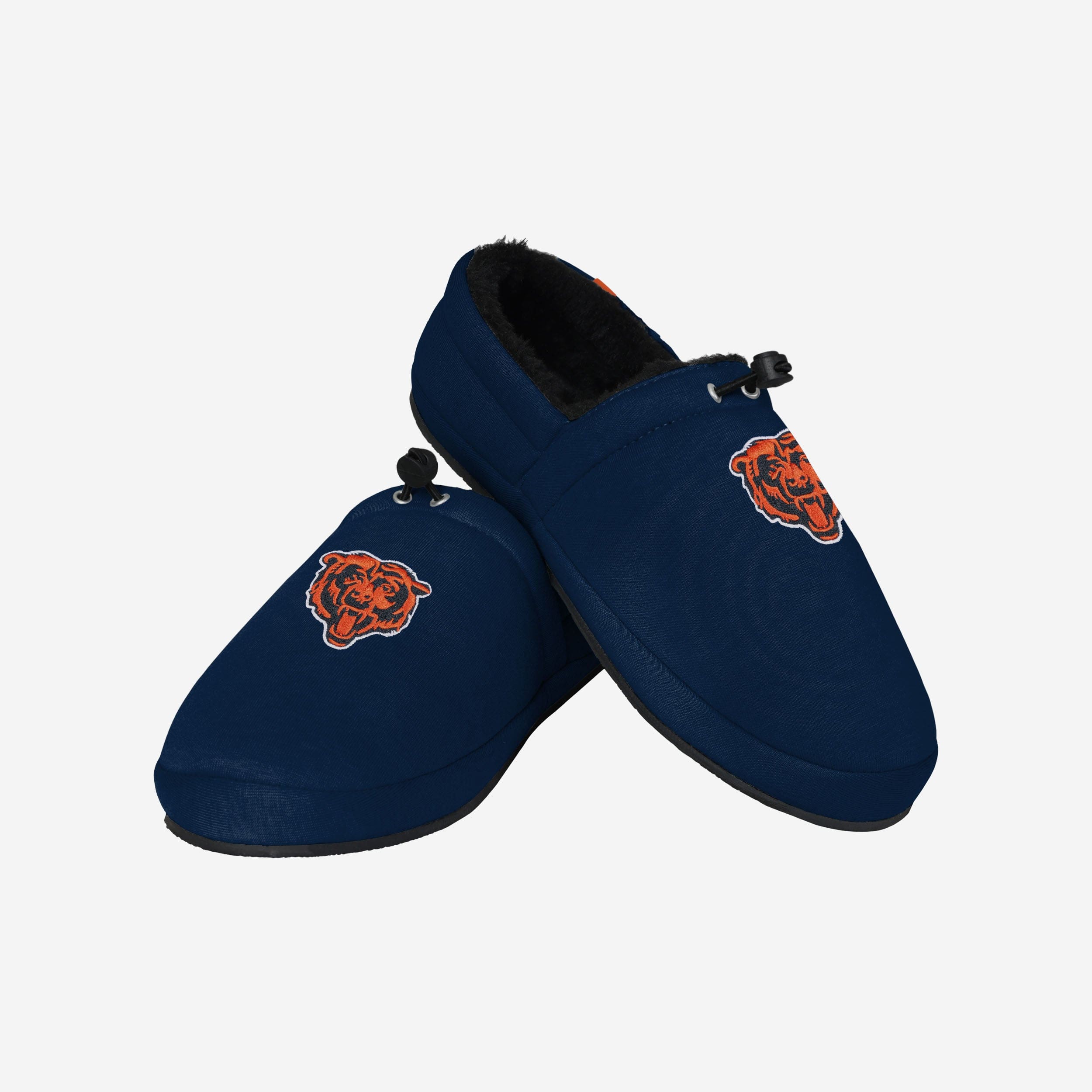 Chicago Bears Bold Logo Comfort Moccasin Slippers