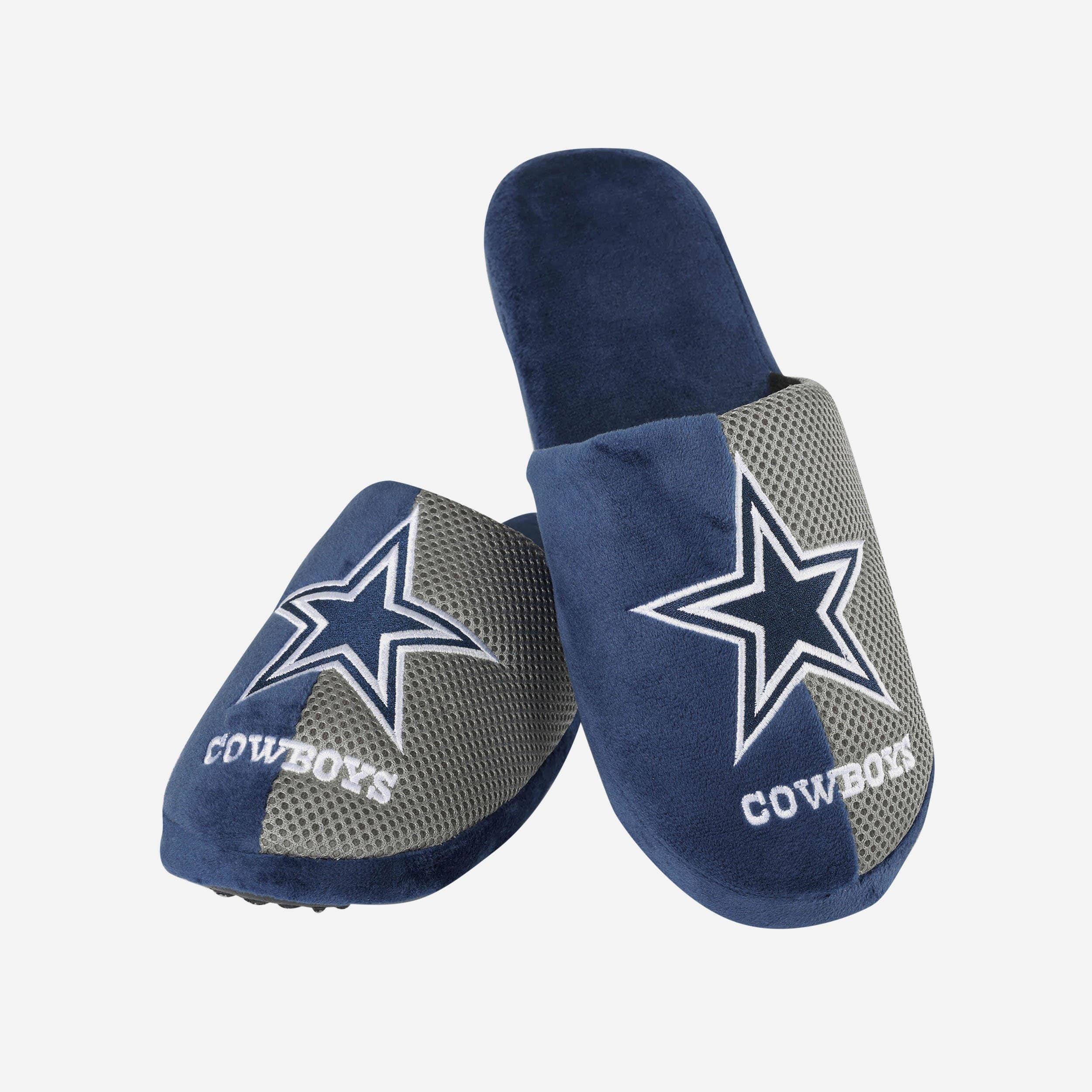 Dallas Cowboys Team Logo Luxury Staycation Slippers