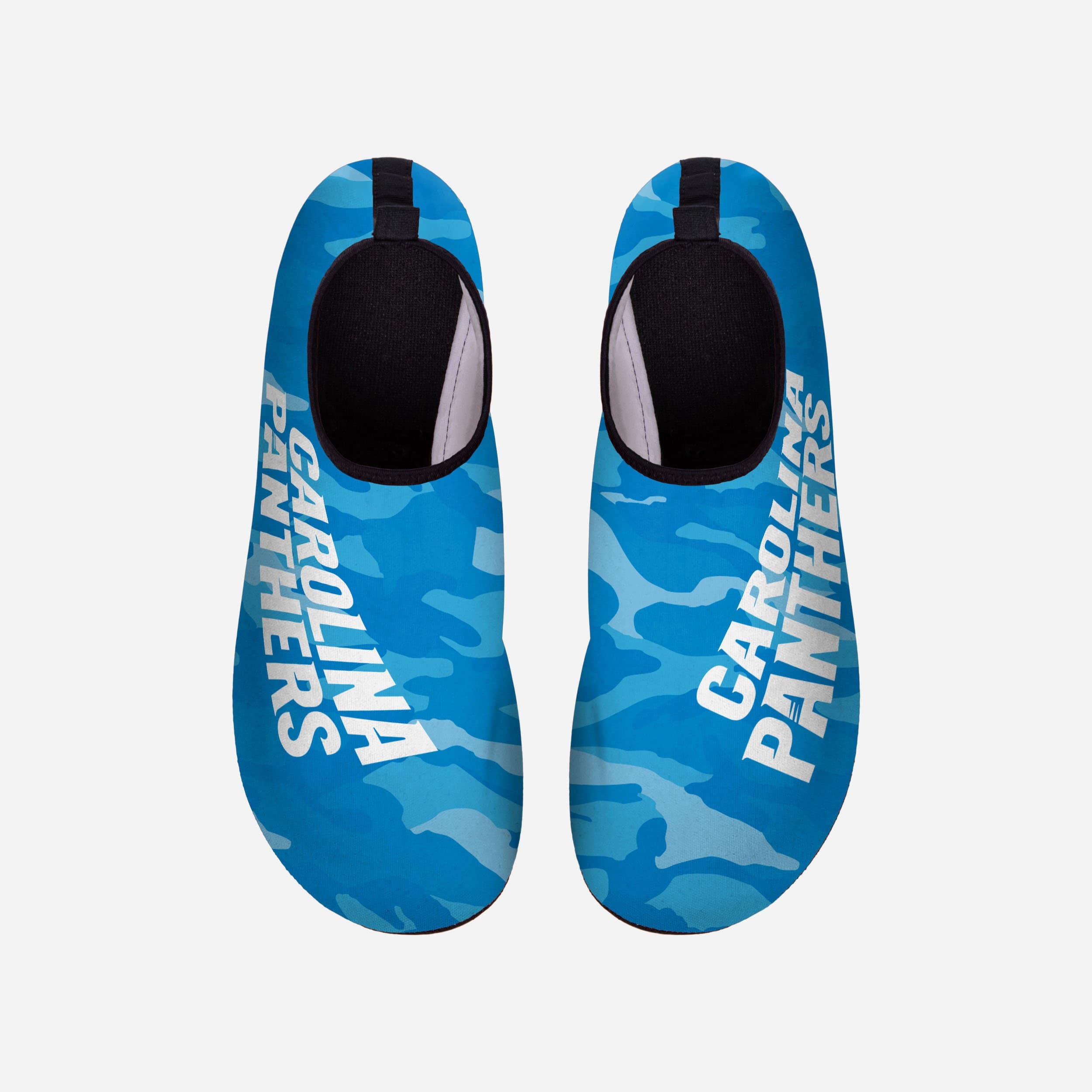 Carolina Panthers Men's Camo Water Shoes - Stand Out at the Beach!
