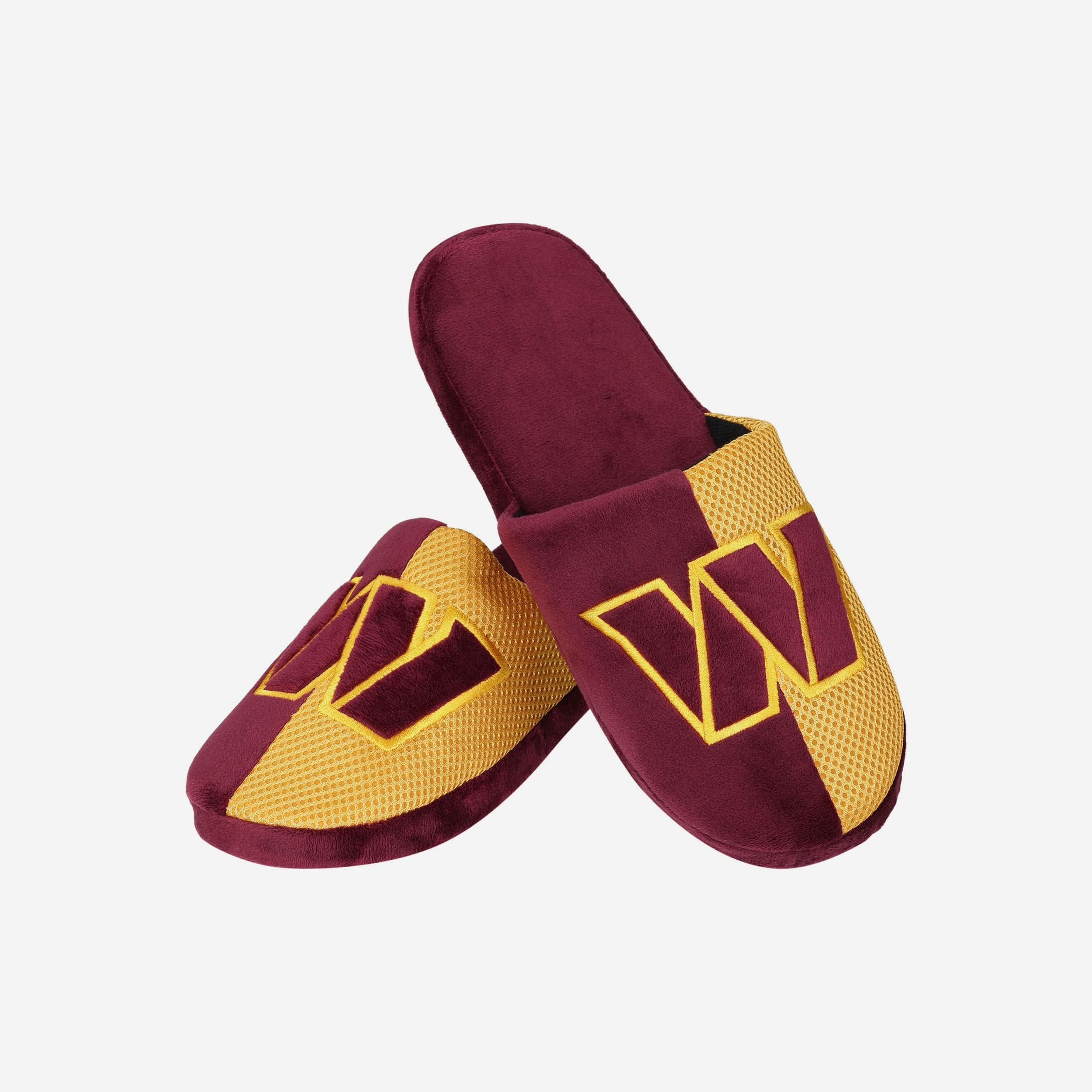 Washington Commanders Team Logo Paradise Staycation Slippers