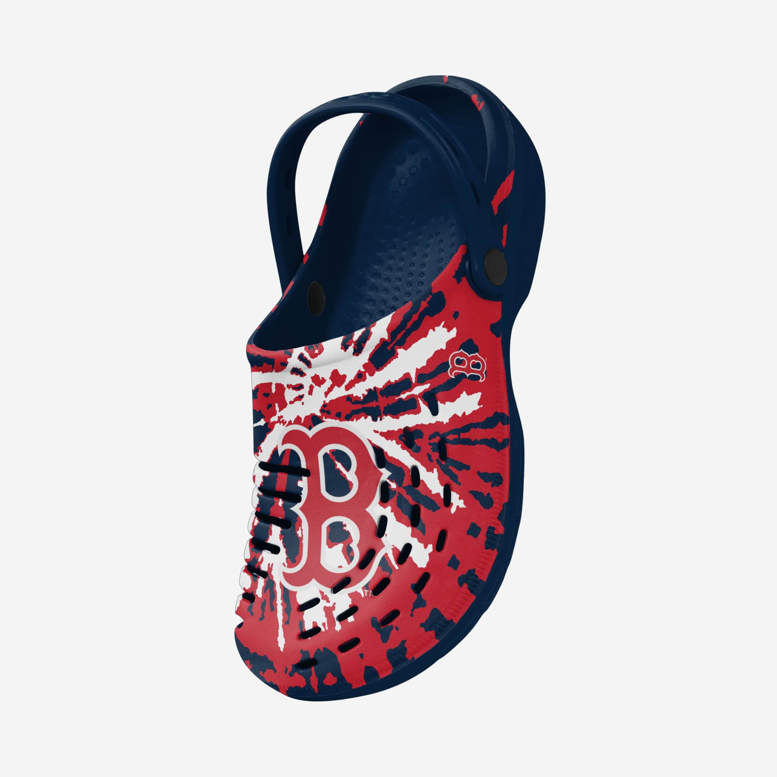 Stylish Boston Red Sox Tie - Dye Clogs with Straps