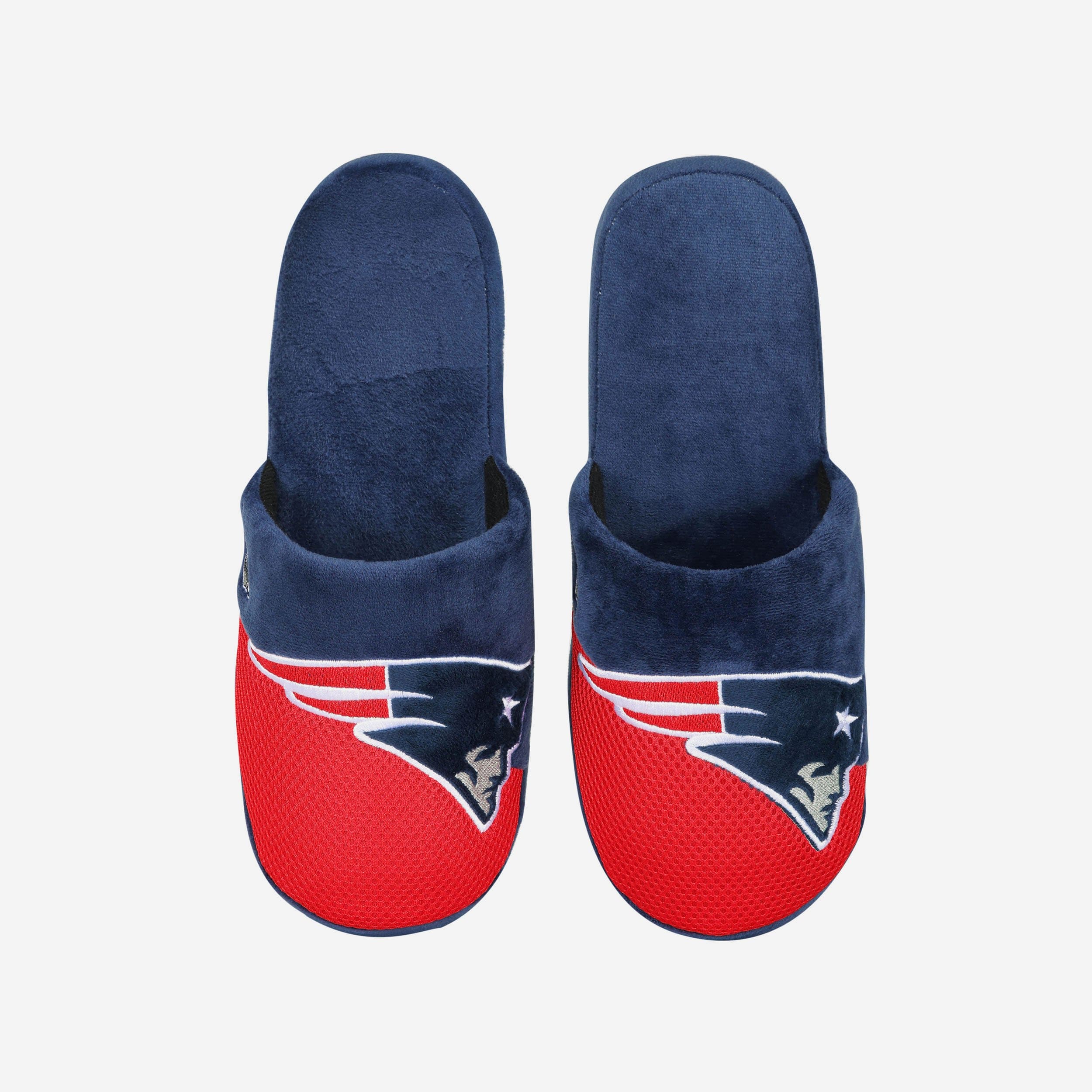 New England Patriots Team Logo Paradise Staycation Slippers