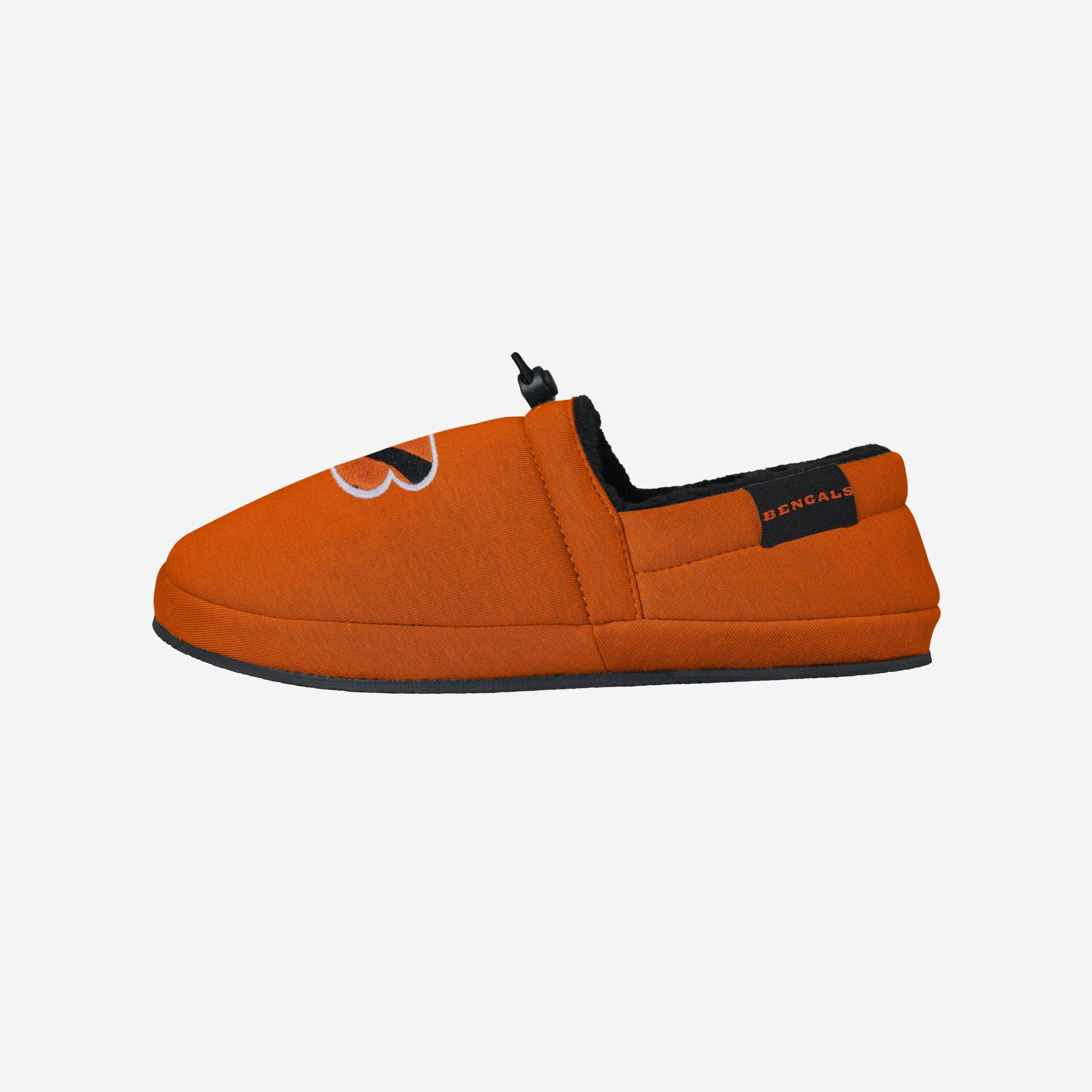 Cincinnati Bengals Bold Logo Athletic Moccasin Slippers - Show Your Team Pride!