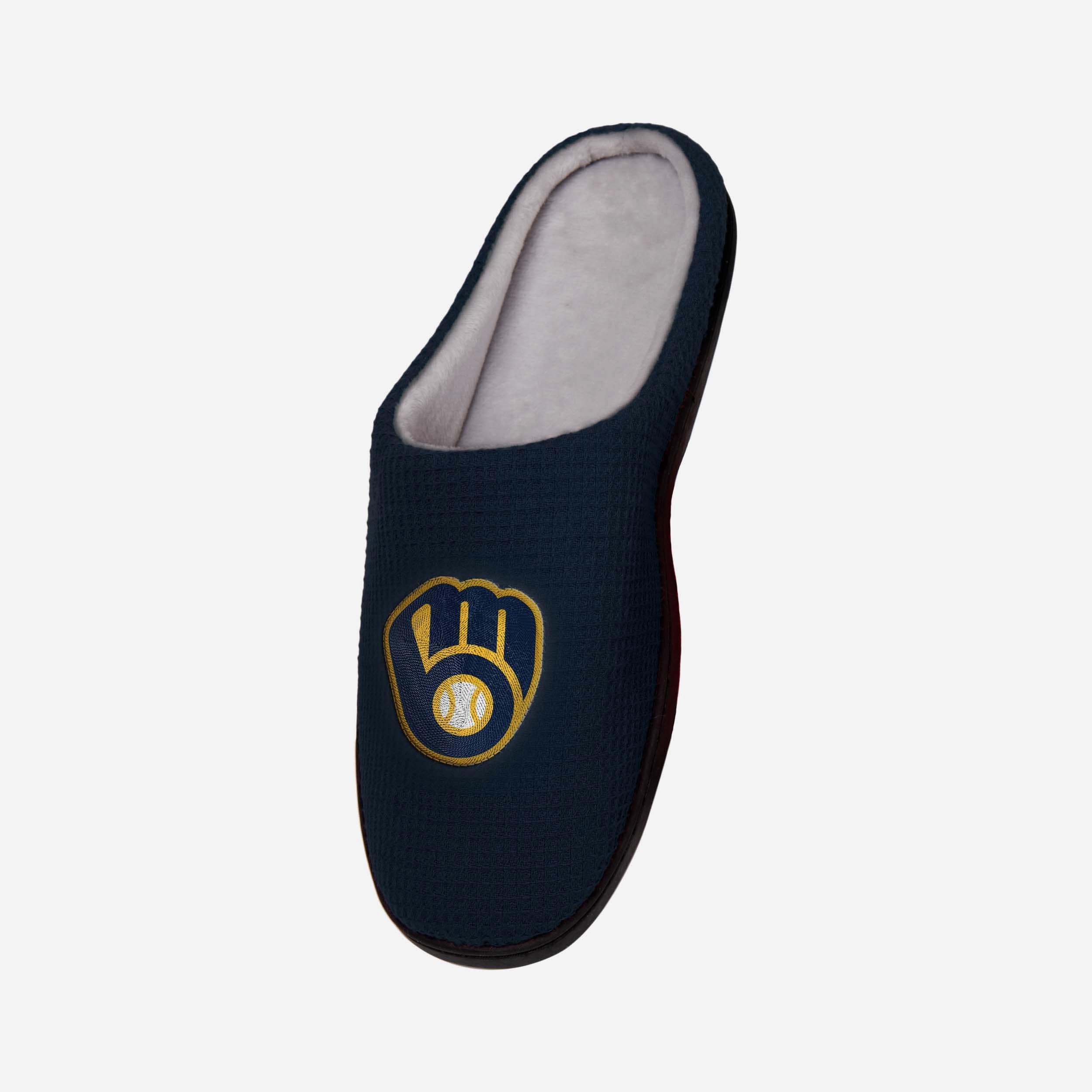 Milwaukee Brewers Dreamy Memory Foam Slide Slippers