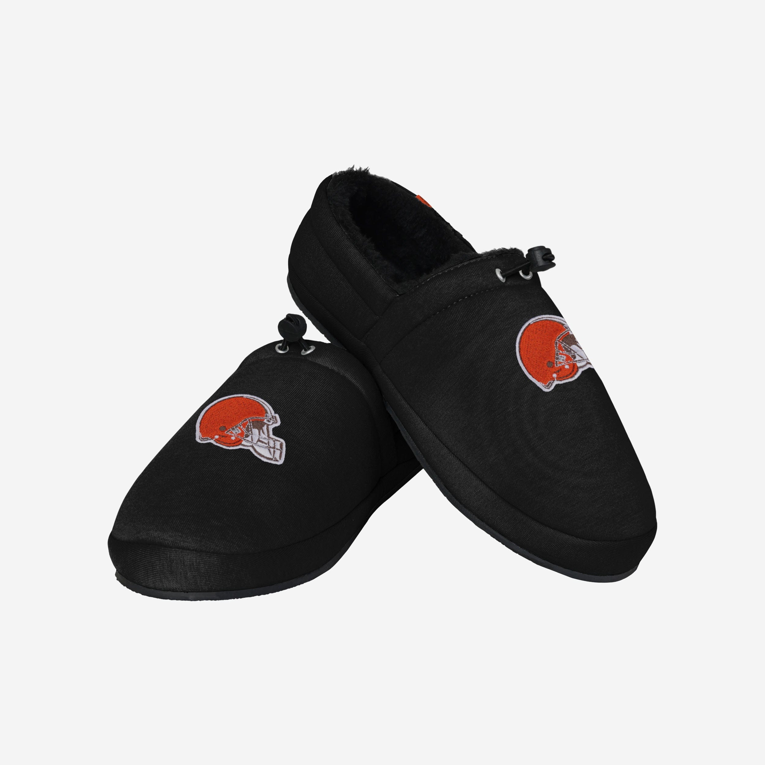Cleveland Browns Bold Logo Athletic Moccasin Slippers - Show Your Team Pride!