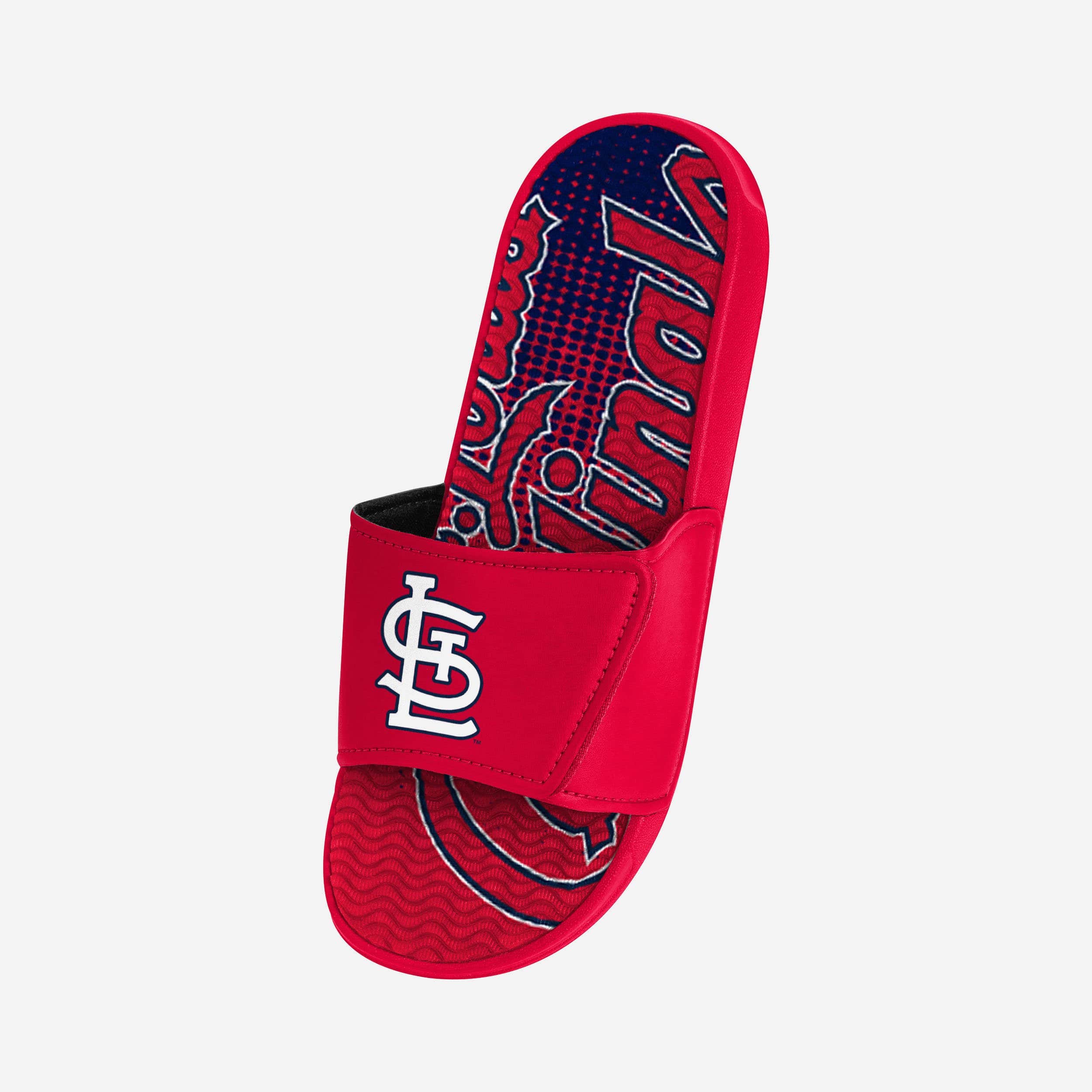 St Louis Cardinals Gradient Wordmark Gel Slides: Comfort & Team Spirit