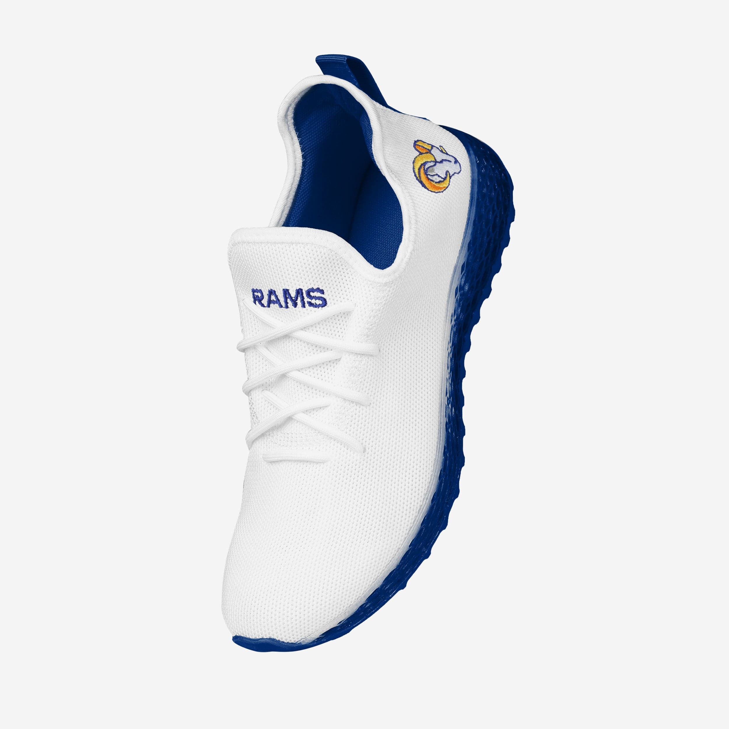 Los Angeles Rams Gradient Midsole White Sneakers - Game - Day Essential
