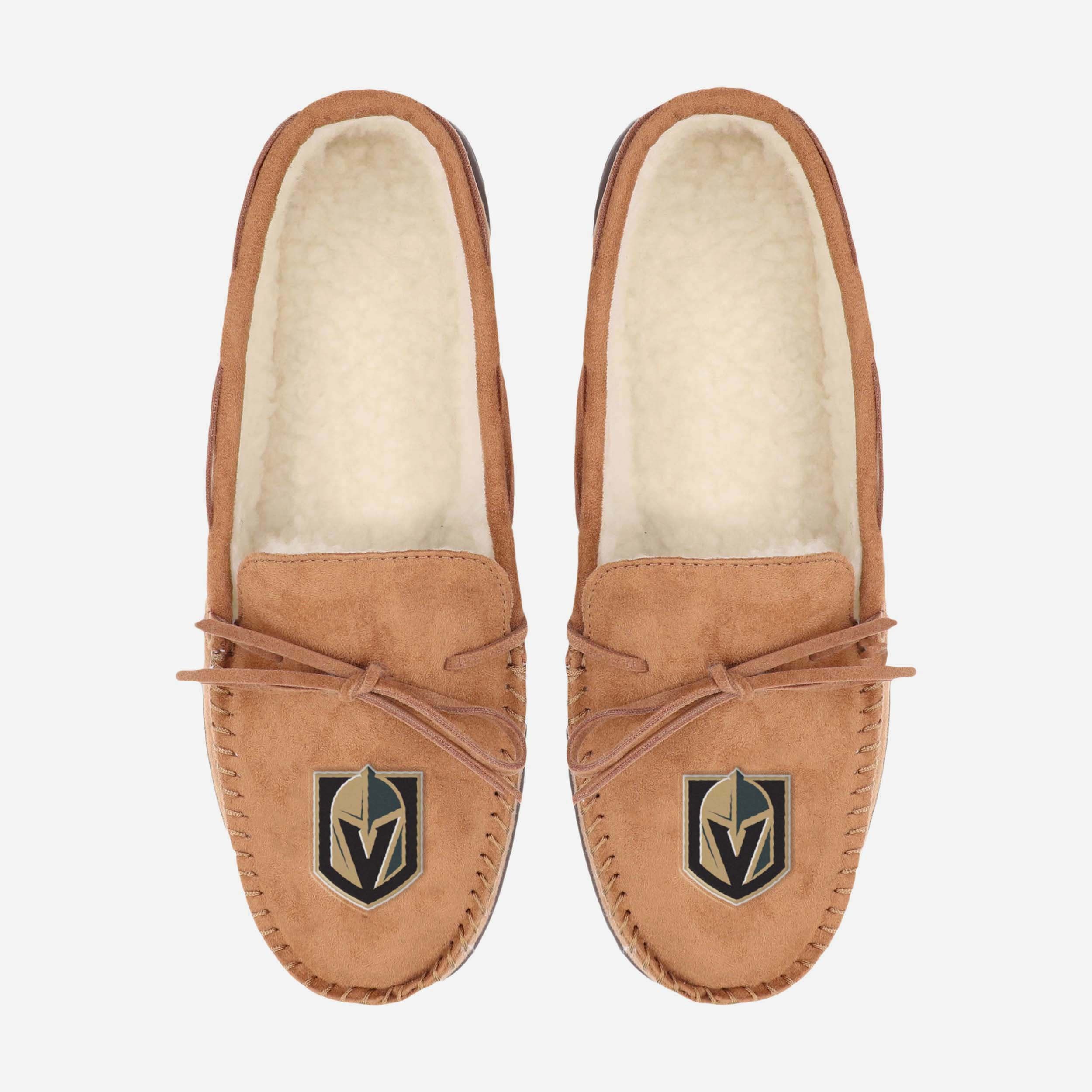 Vegas Golden Knights Super Cool Moccasin Slippers