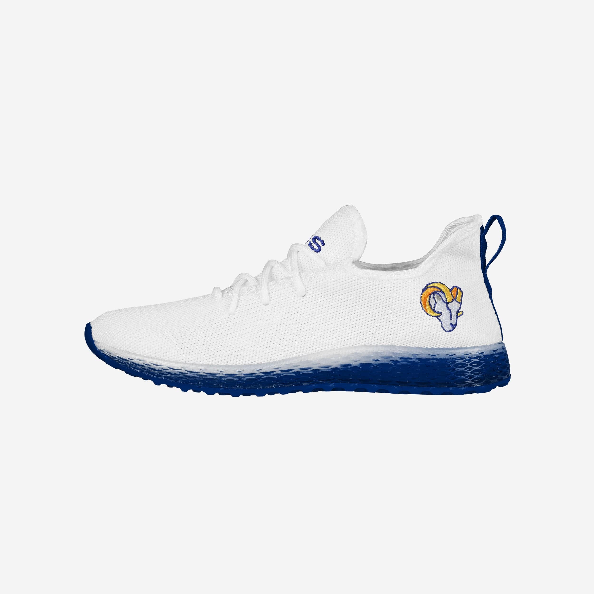 Los Angeles Rams Gradient Midsole White Sneakers - Game - Day Essential