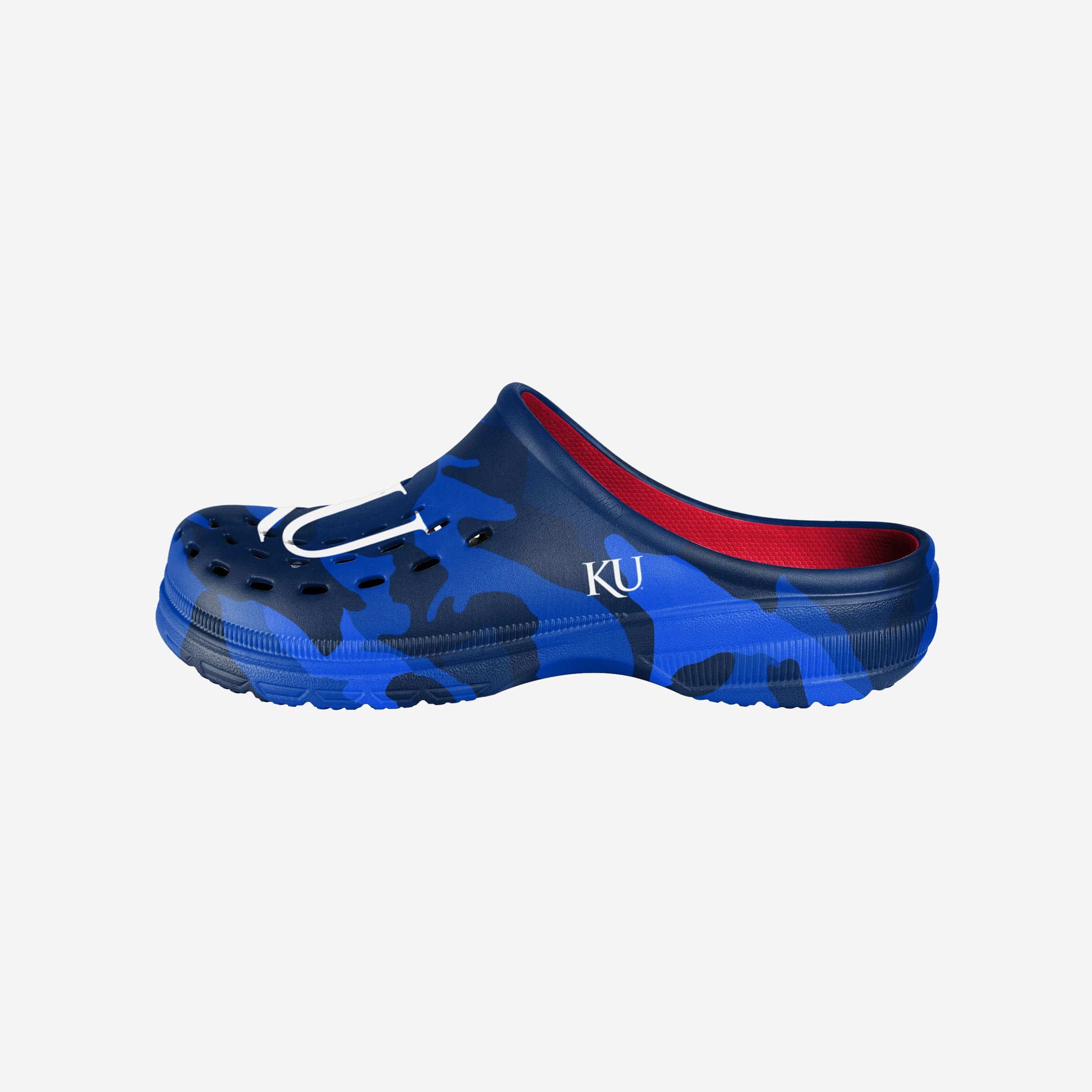 Kansas Jayhawks Tonal Camo Clogs - Show Your Fandom!