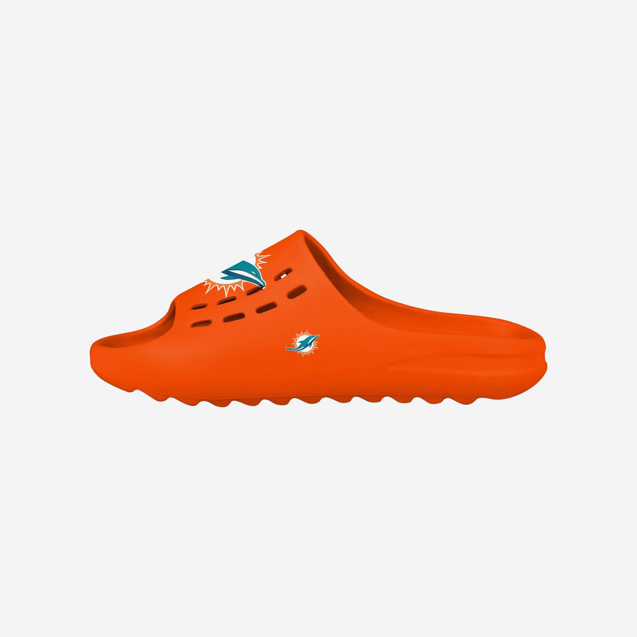 Miami Dolphins Big Logo Chunky Slides - Show Your Team Spirit!