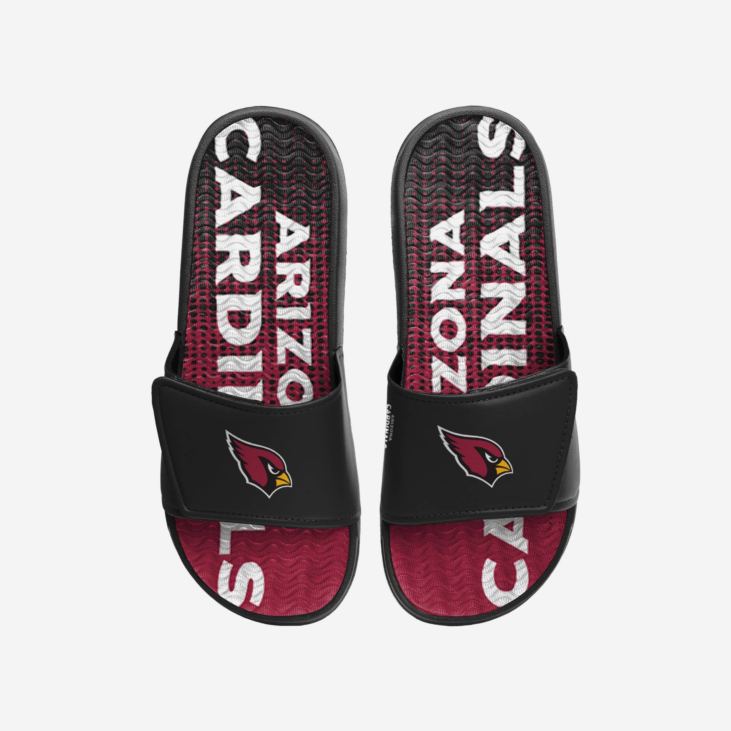 Arizona Cardinals Gradient Wordmark Gel Slides: The Ultimate Fan Footwear