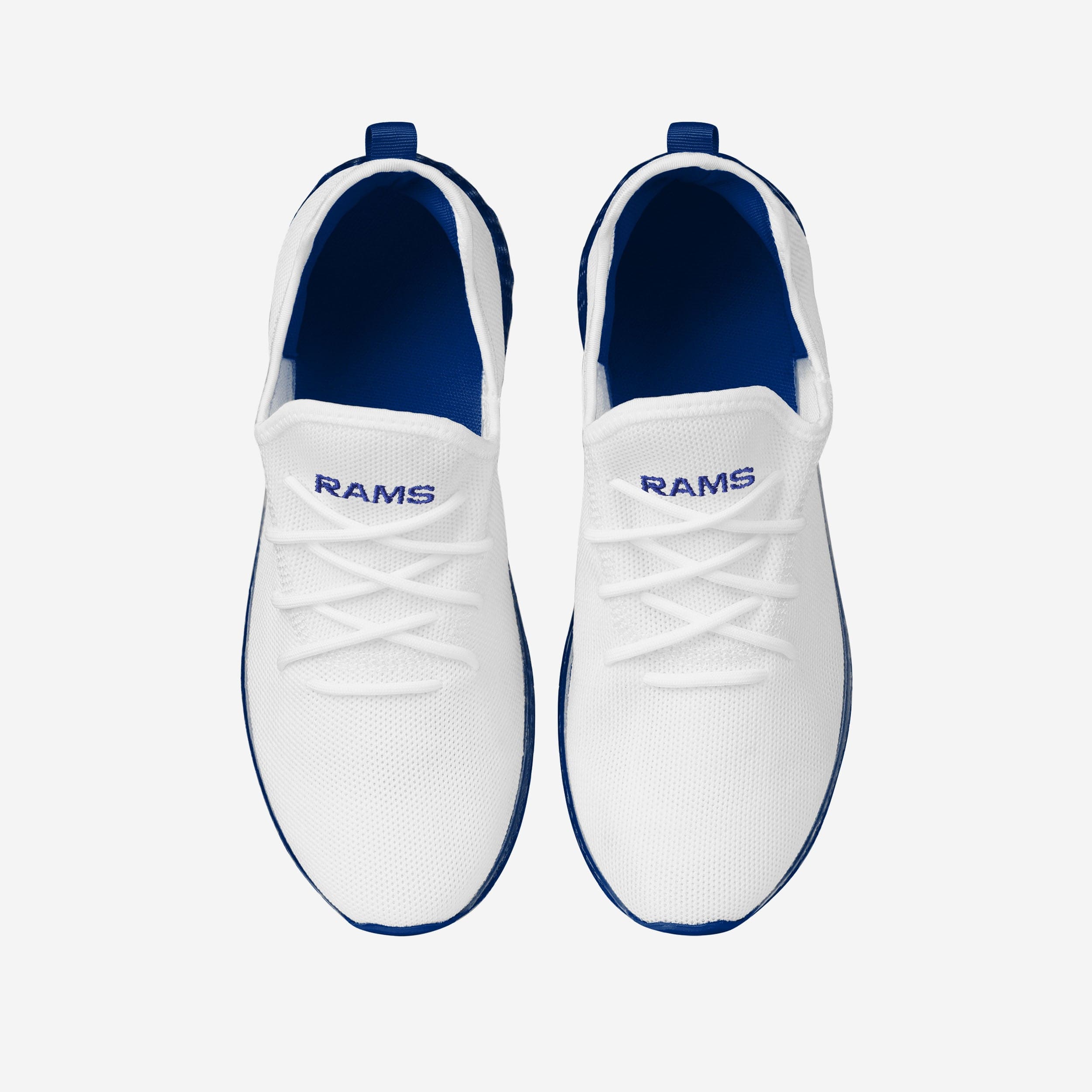 Los Angeles Rams Gradient Midsole White Sneakers - Game - Day Essential