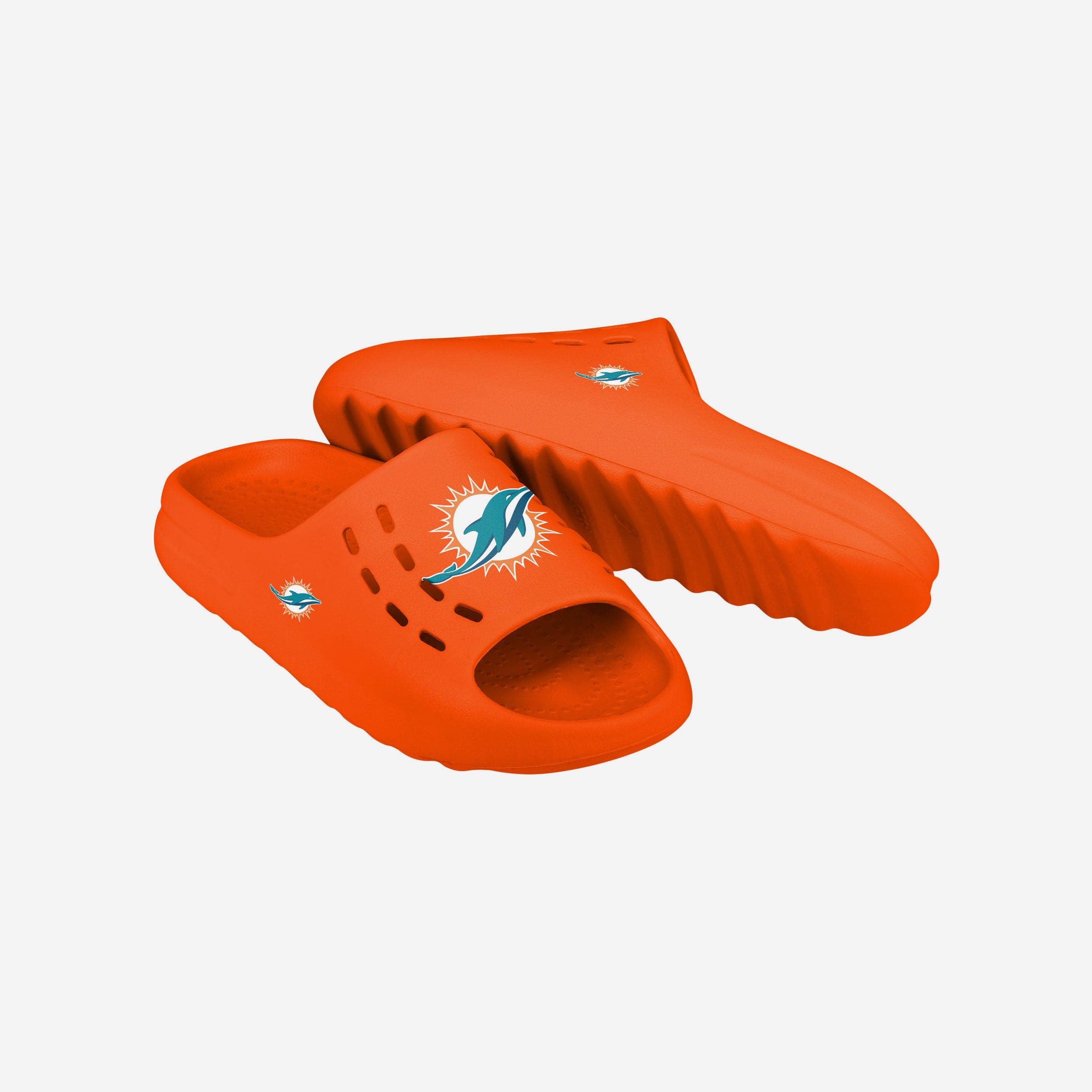 Miami Dolphins Big Logo Chunky Slides - Show Your Team Spirit!