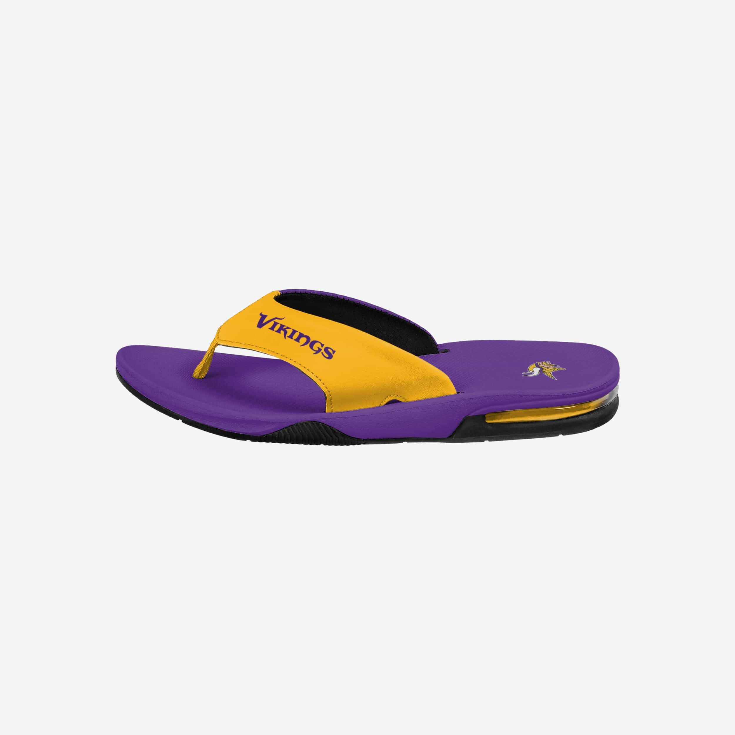 Minnesota Vikings Team Color Contour Flip Flops - The Ultimate Game and Beach Essential