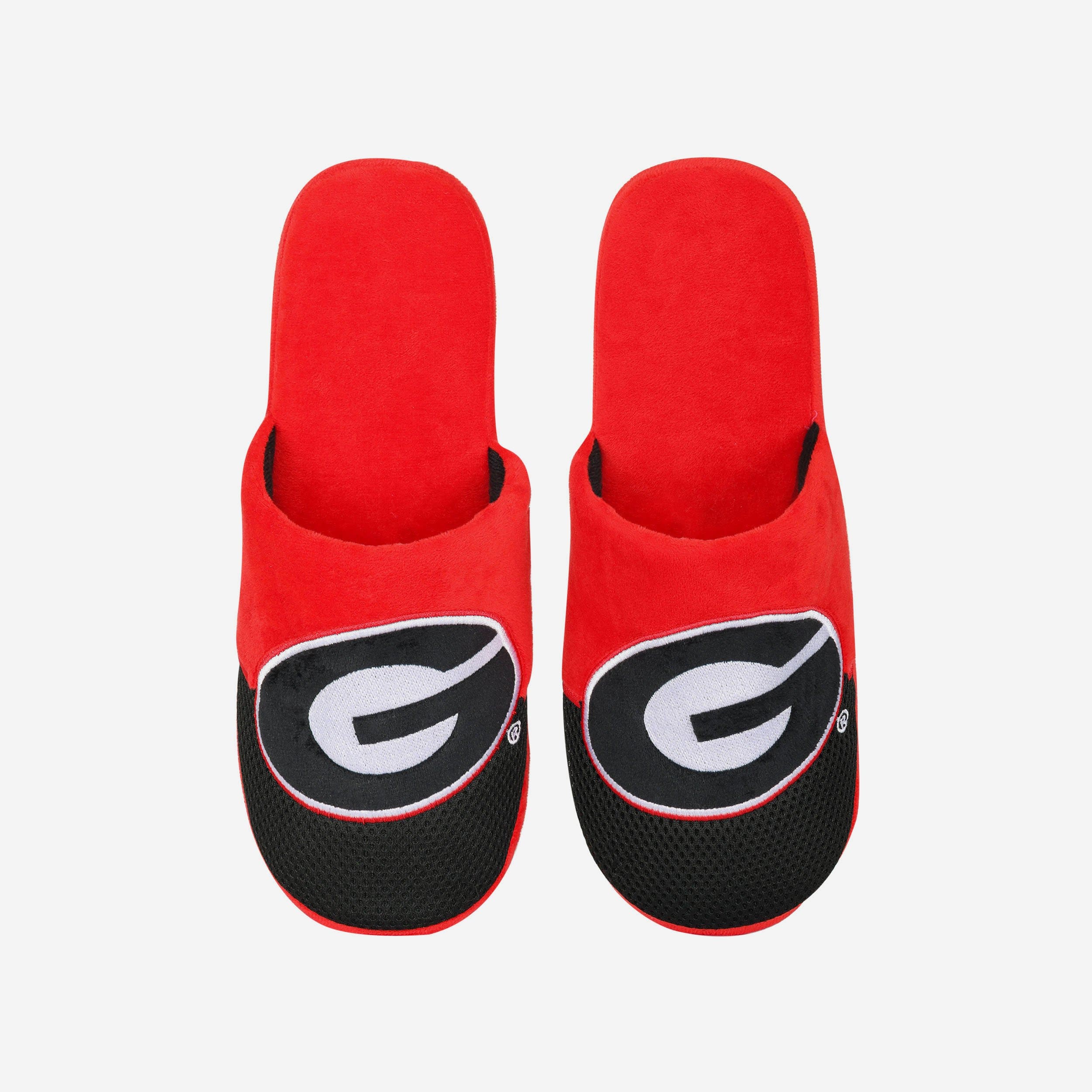 Georgia Bulldogs Team Logo Paradise Staycation Slippers