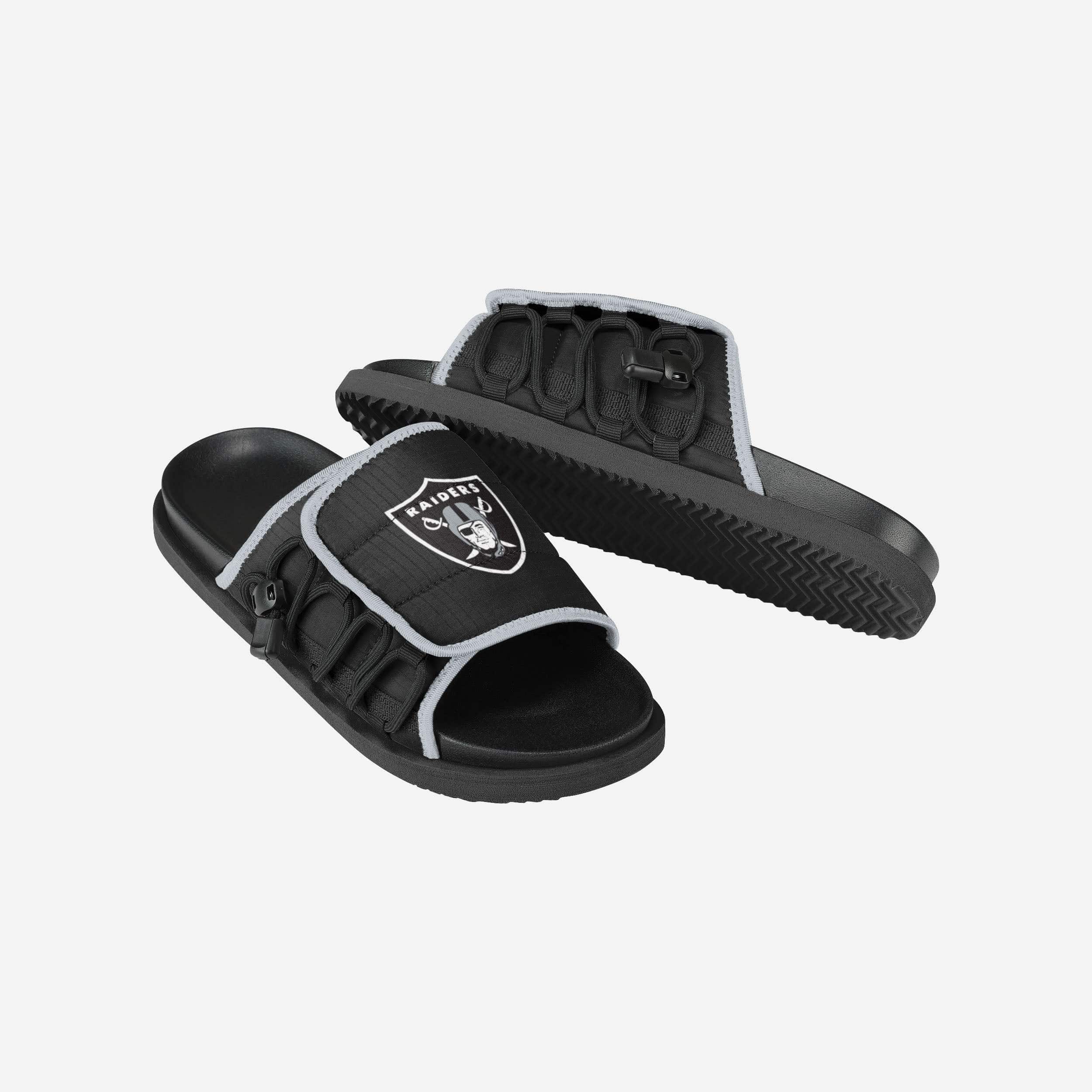 Las Vegas Raiders Ultimate Comfort Slide Flip Flops