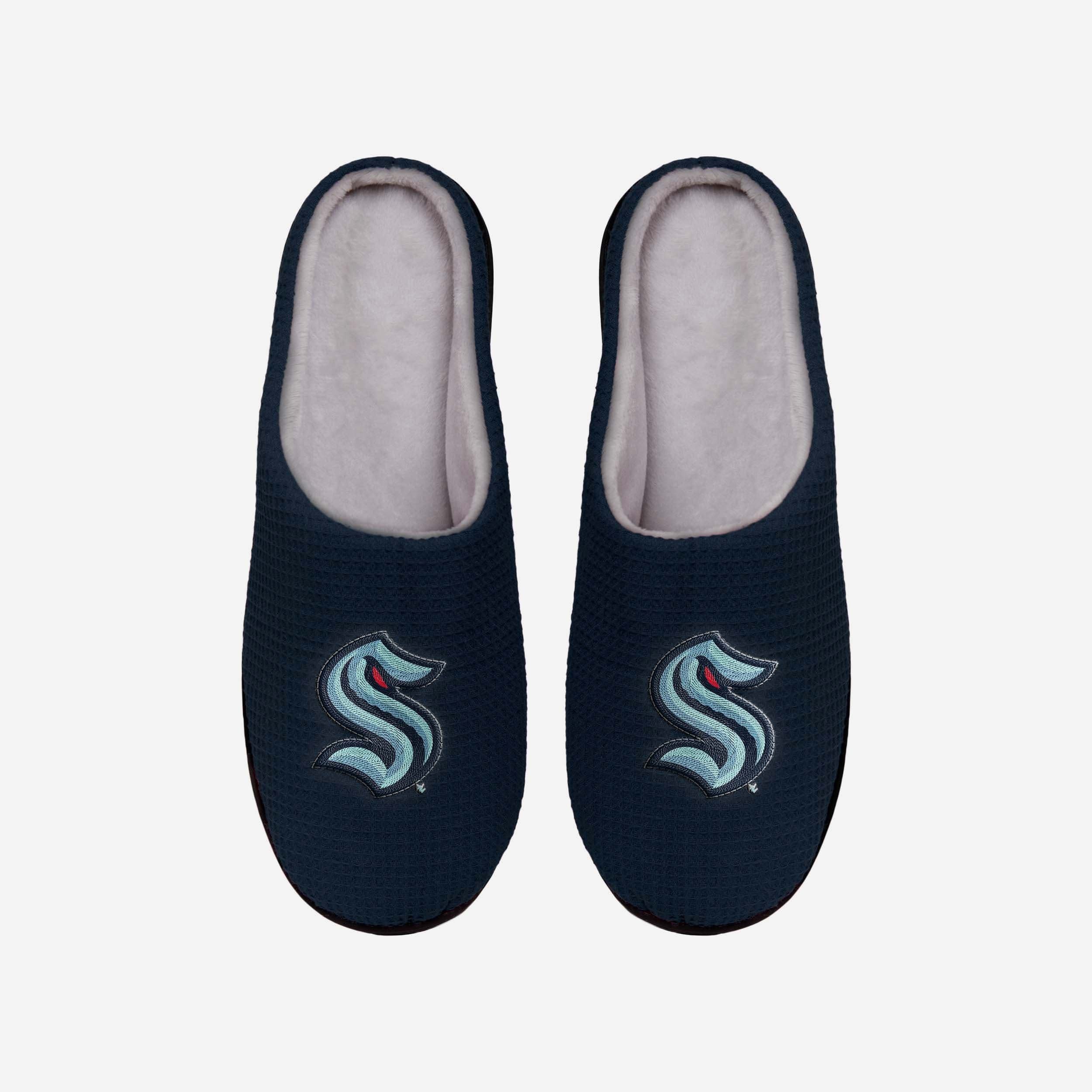 Seattle Kraken Dreamy Memory Foam Slide Slippers