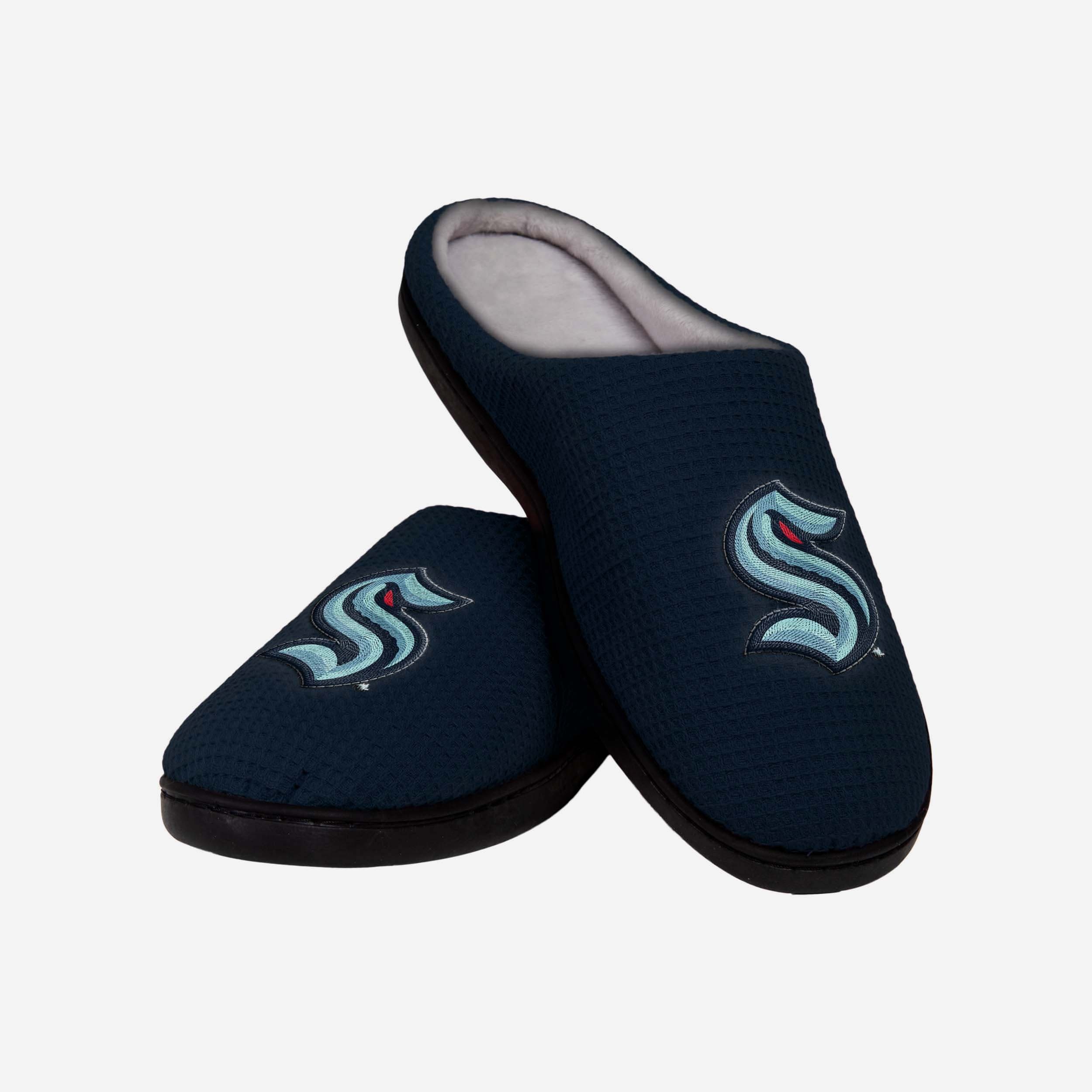 Seattle Kraken Dreamy Memory Foam Slide Slippers