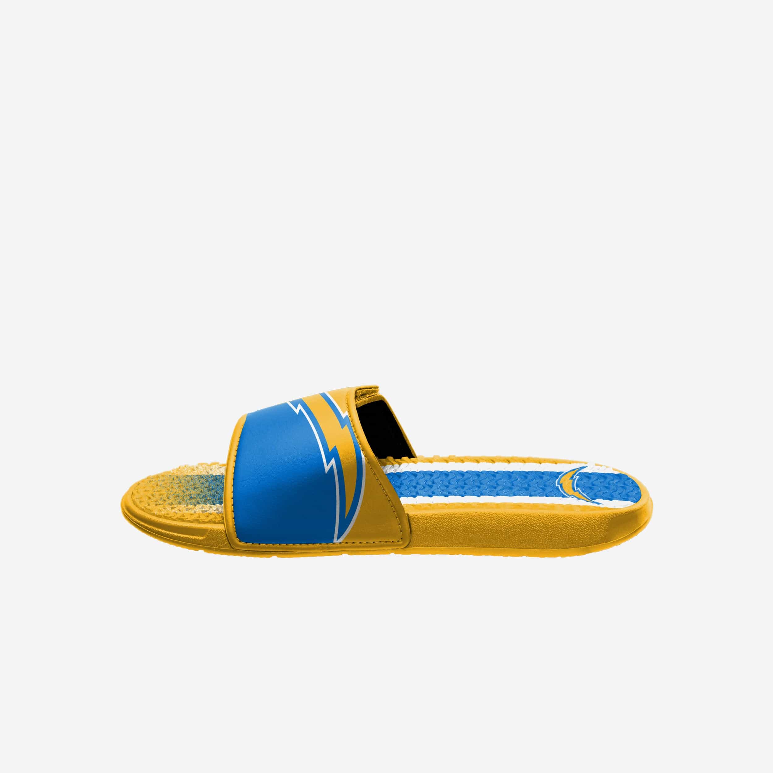 Los Angeles Chargers Team Stripe Gel Slides - Must - Have for Fans!