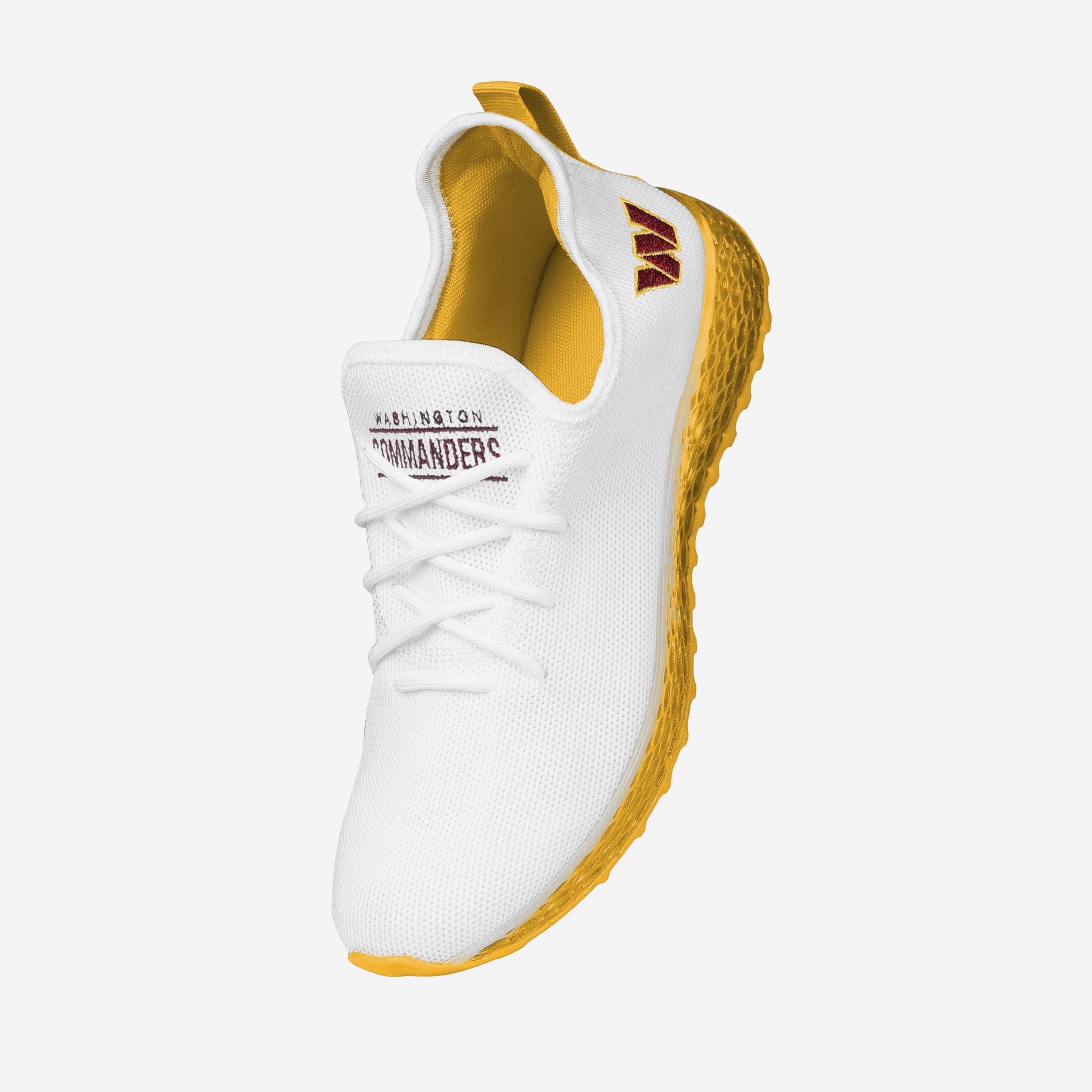 Washington Commanders Stunning Gradient Midsole White Sneakers