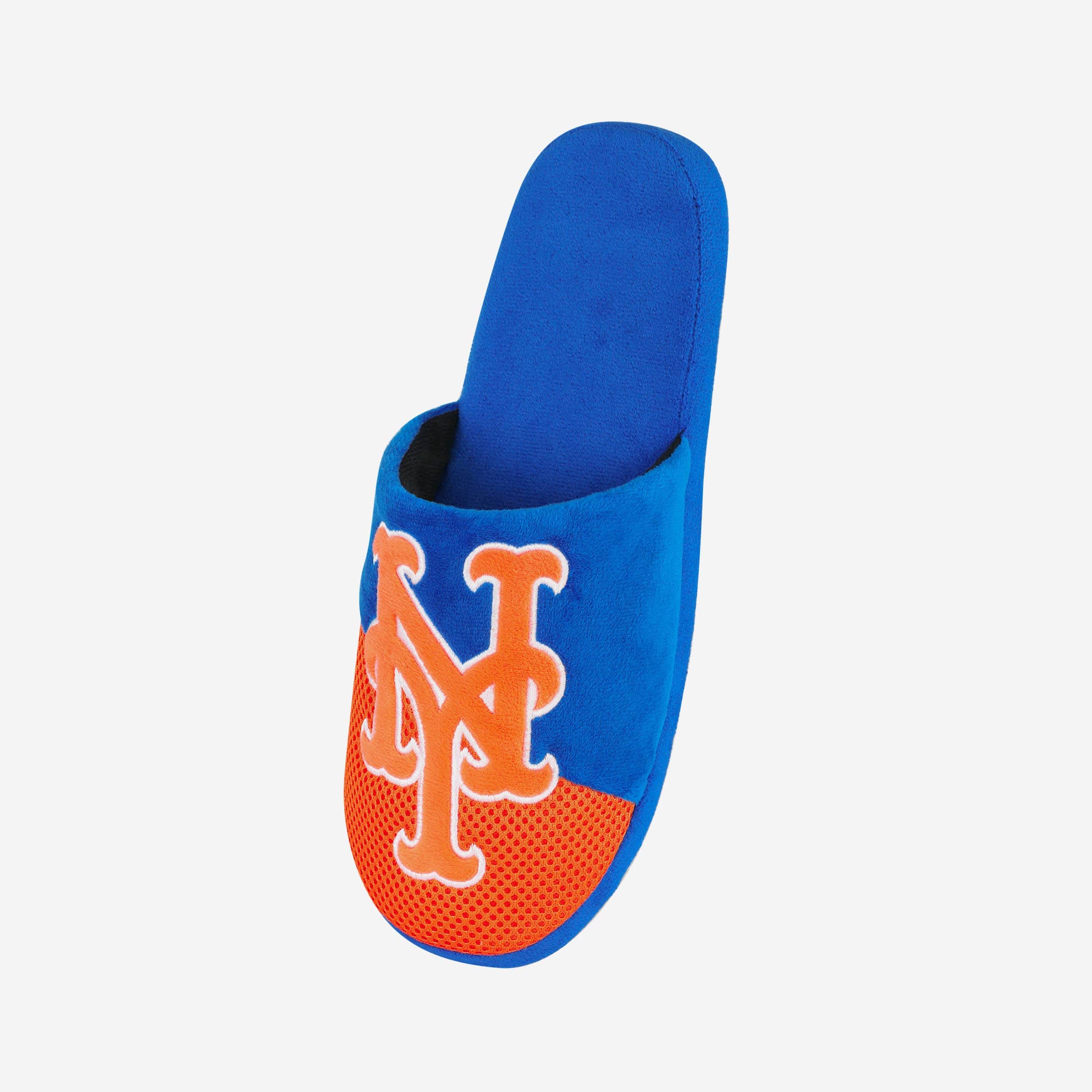 New York Mets Team Logo Luxury Staycation Slippers