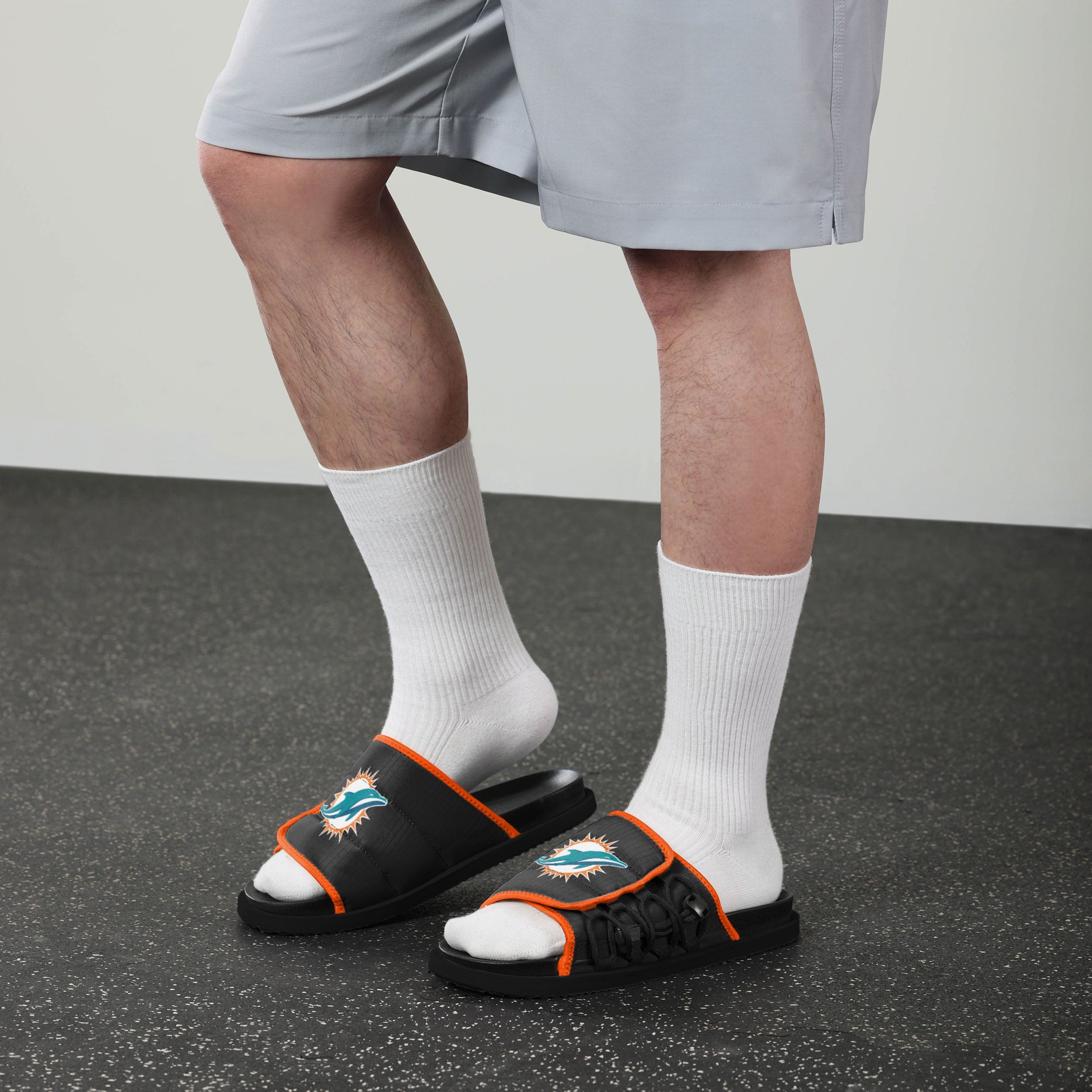 Miami Dolphins Future Slide Flip Flops - The Ultimate Fan Footwear