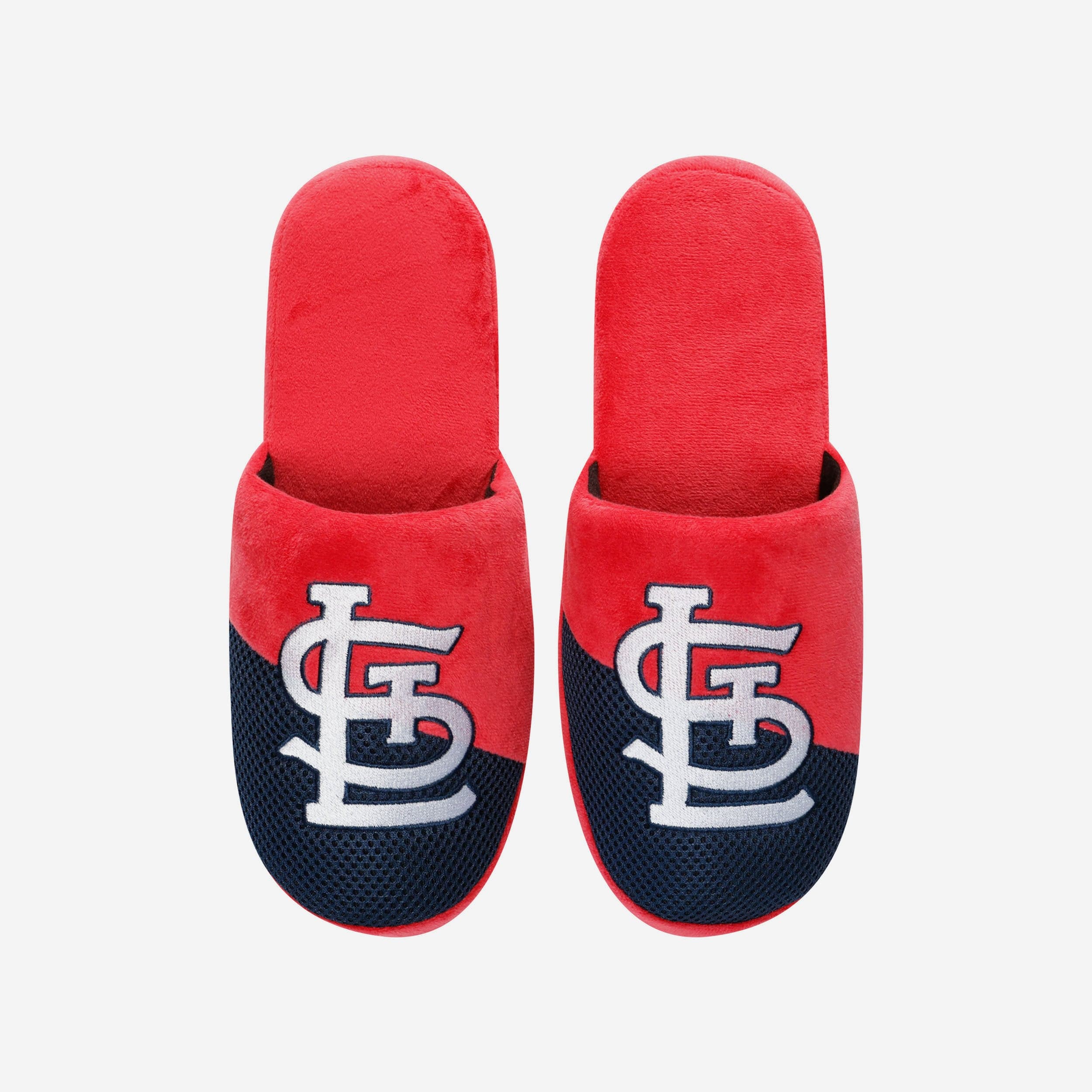 St Louis Cardinals Team Logo Luxury Staycation Slippers