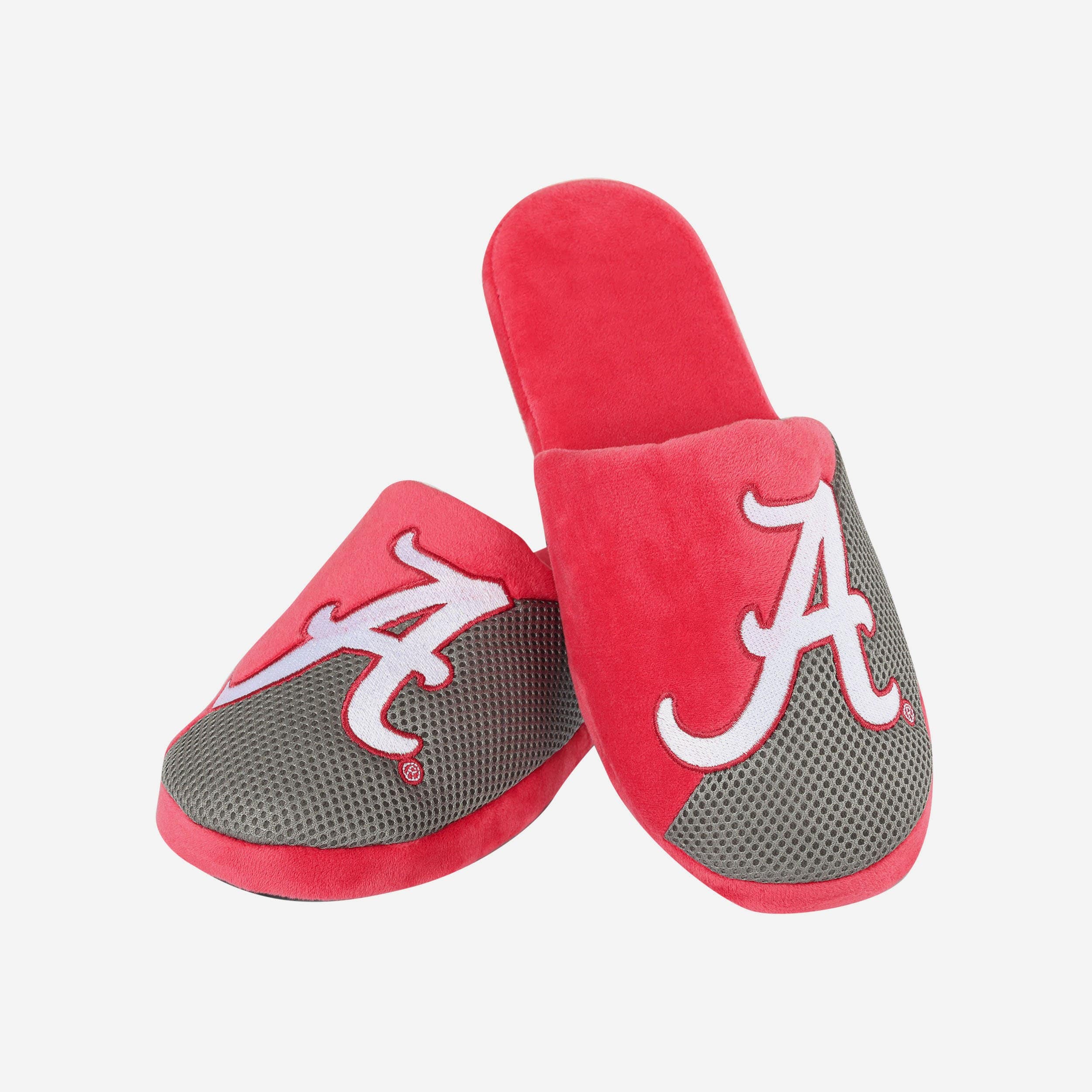 Alabama Crimson Tide Team Logo Luxury Staycation Slippers