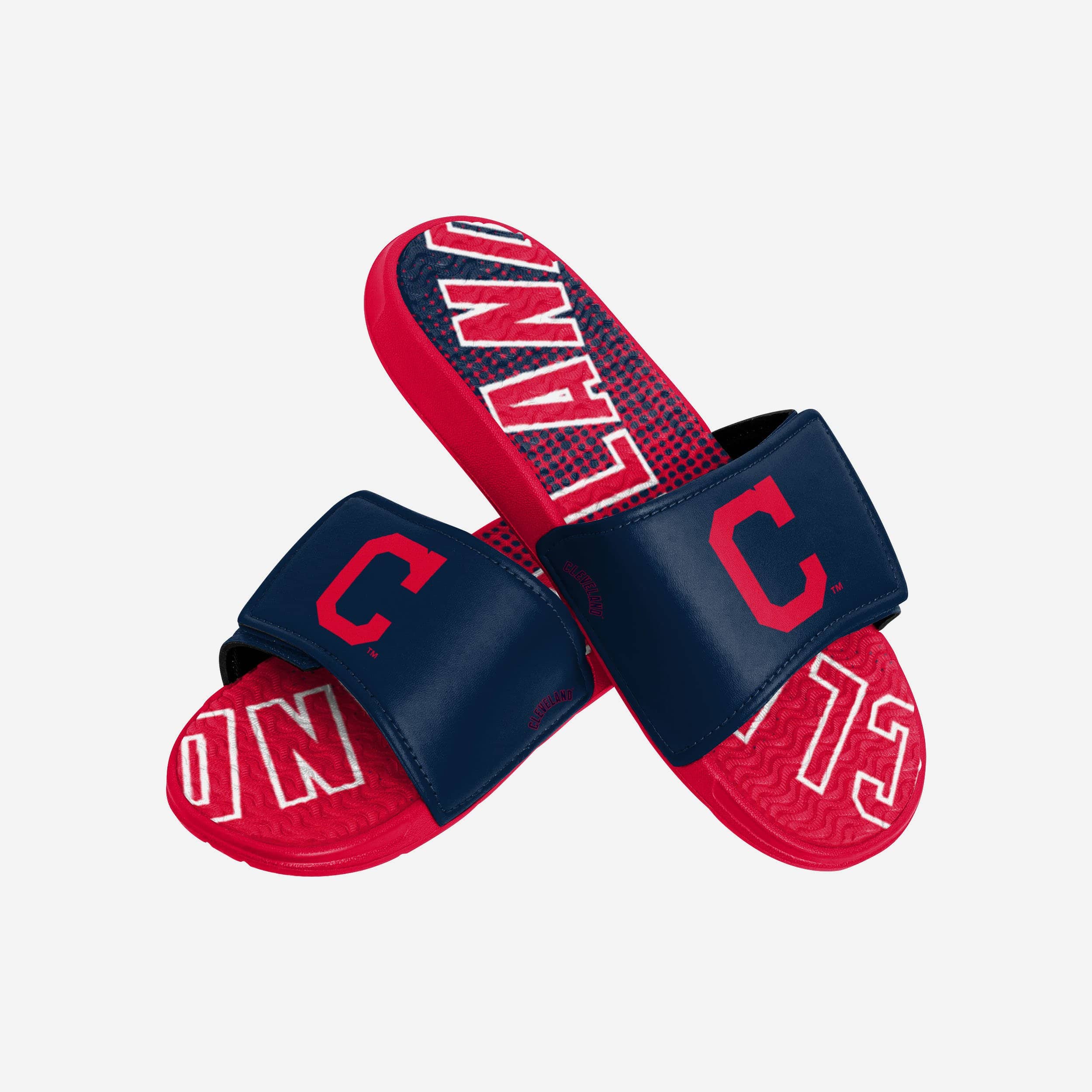 Cleveland Guardians Gradient Wordmark Gel Slides: Ultimate Comfort & Team Spirit
