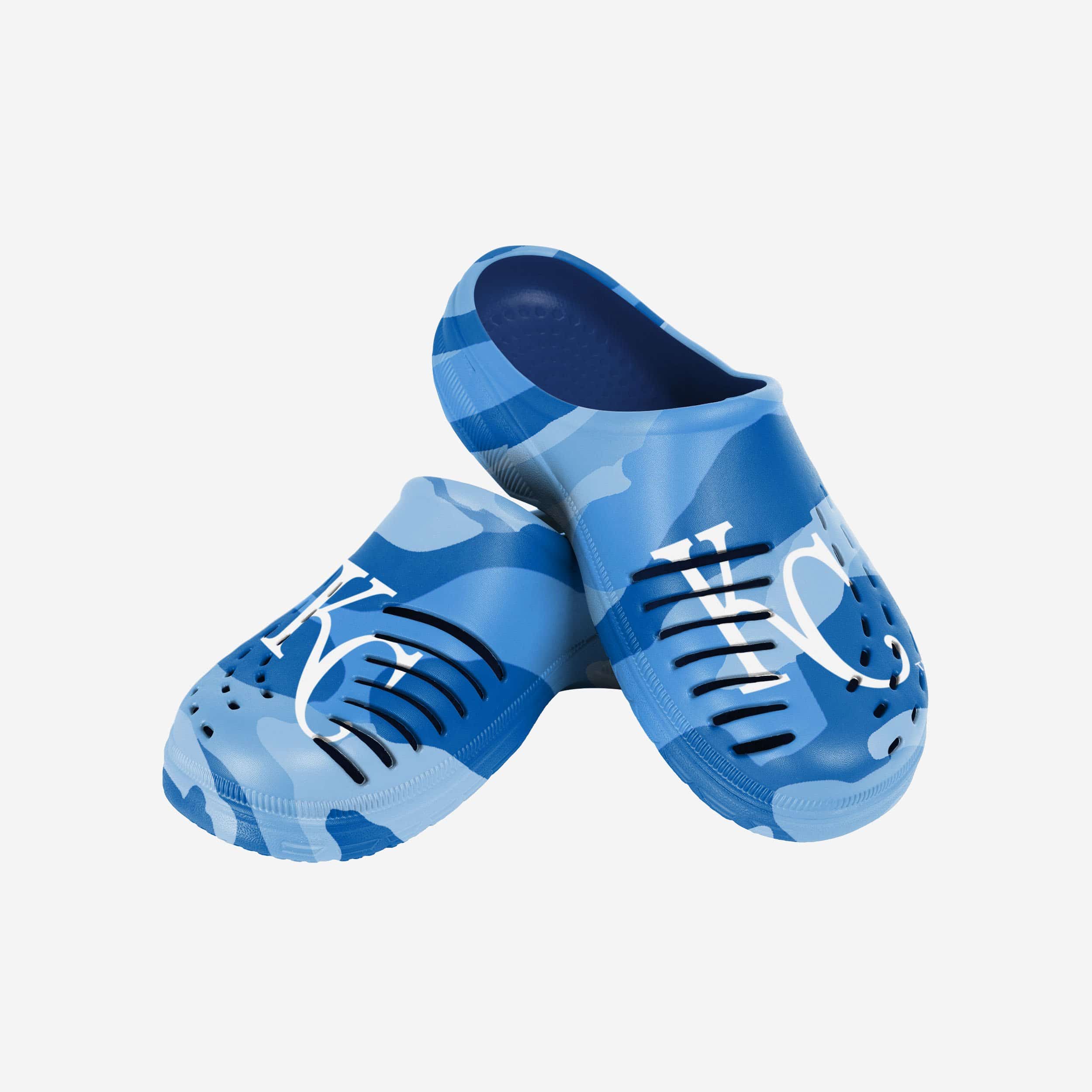 Kansas City Royals Tonal Camo Clogs - Show Your Fandom!