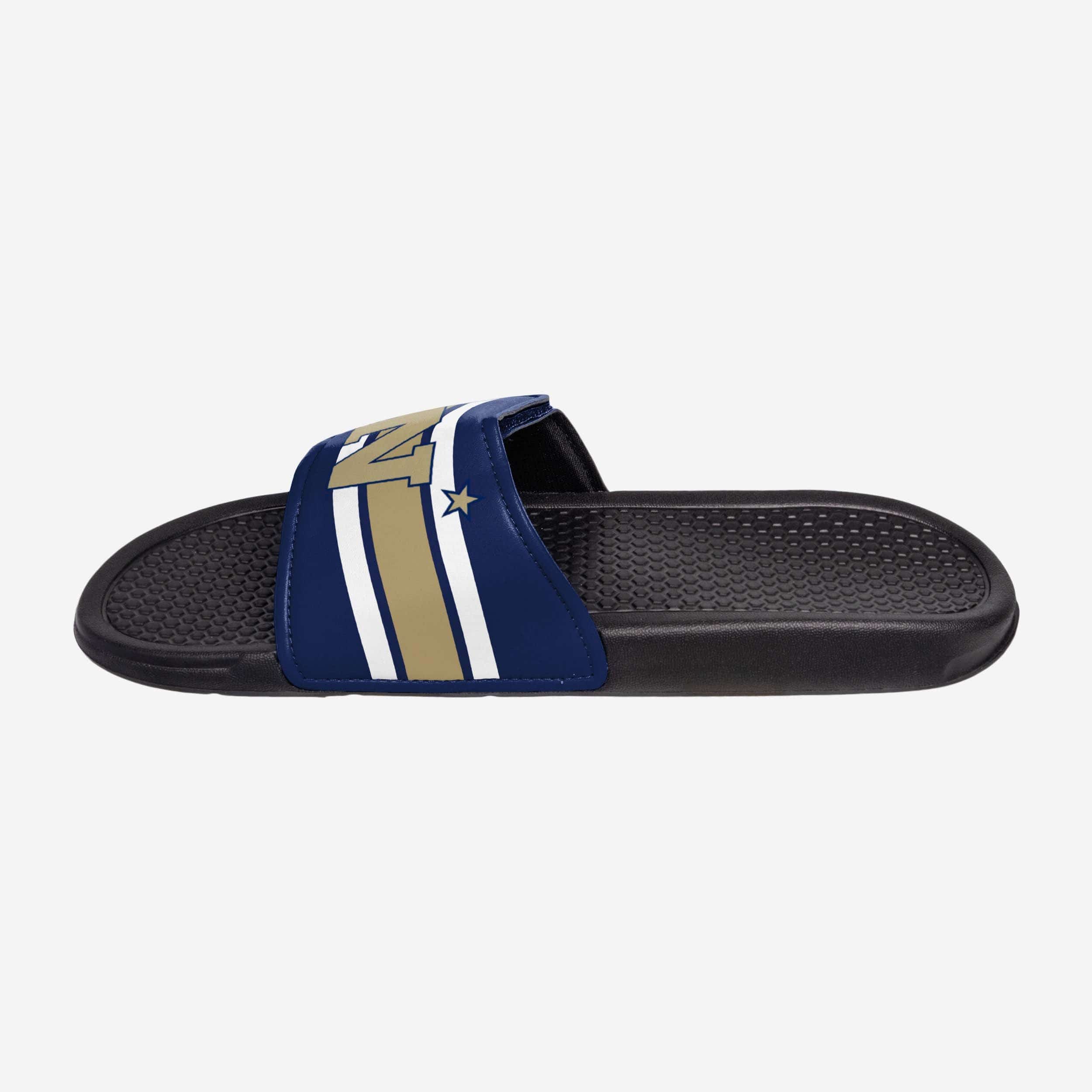 Navy Midshipmen Stripe Legacy Velcro Sport Slides - Your Must - Have Footwear