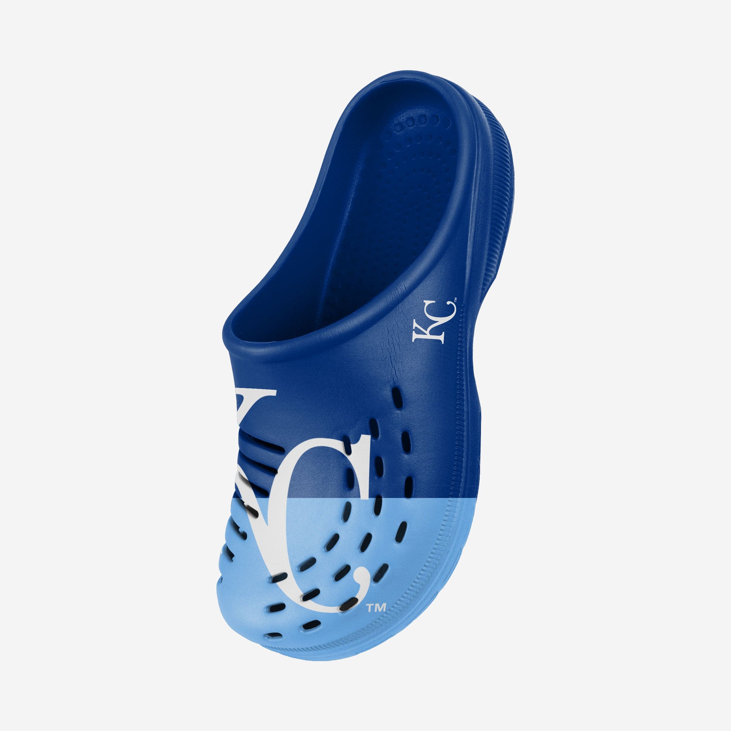 Kansas City Royals Men's Stylish Colorblock Big Logo Clogs