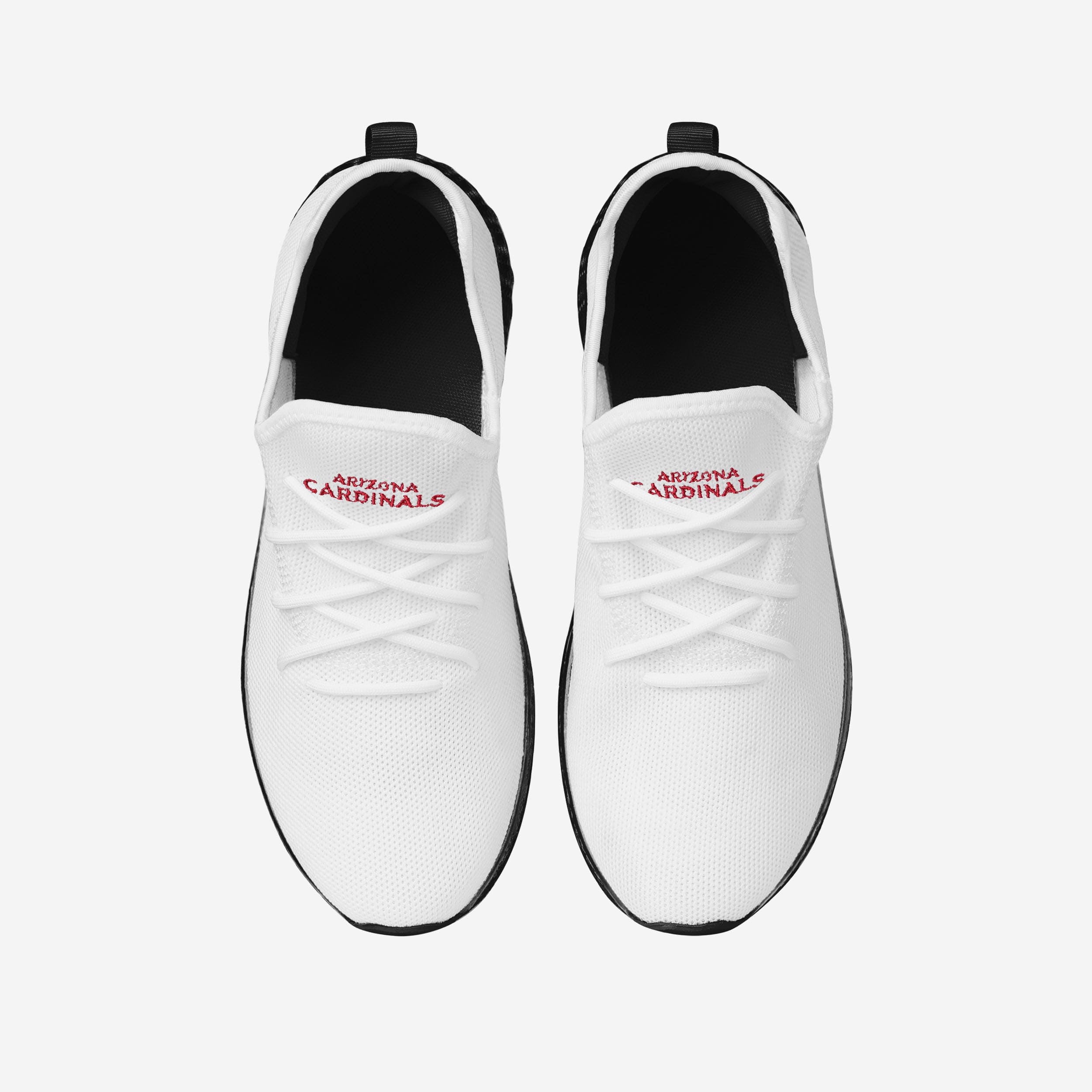 Arizona Cardinals Gradient Midsole White Sneakers - Game - Day Style!