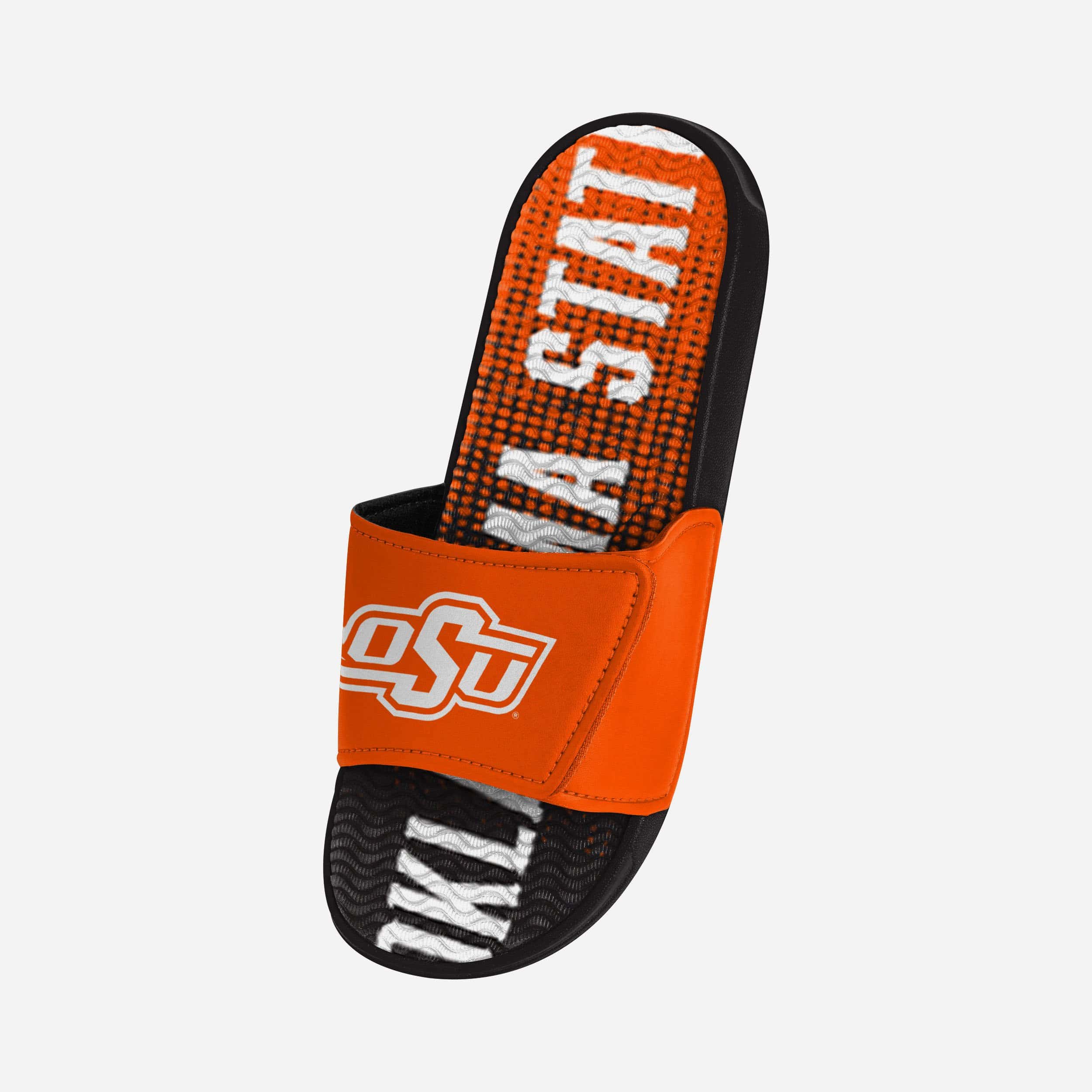 Oklahoma State Cowboys Gradient Wordmark Gel Slides: Comfort & Team Spirit