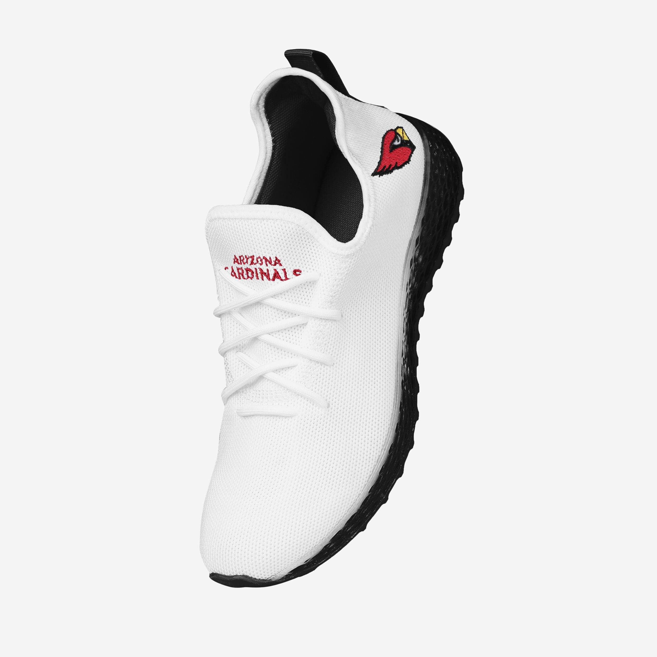 Arizona Cardinals Gradient Midsole White Sneakers - Game - Day Style!