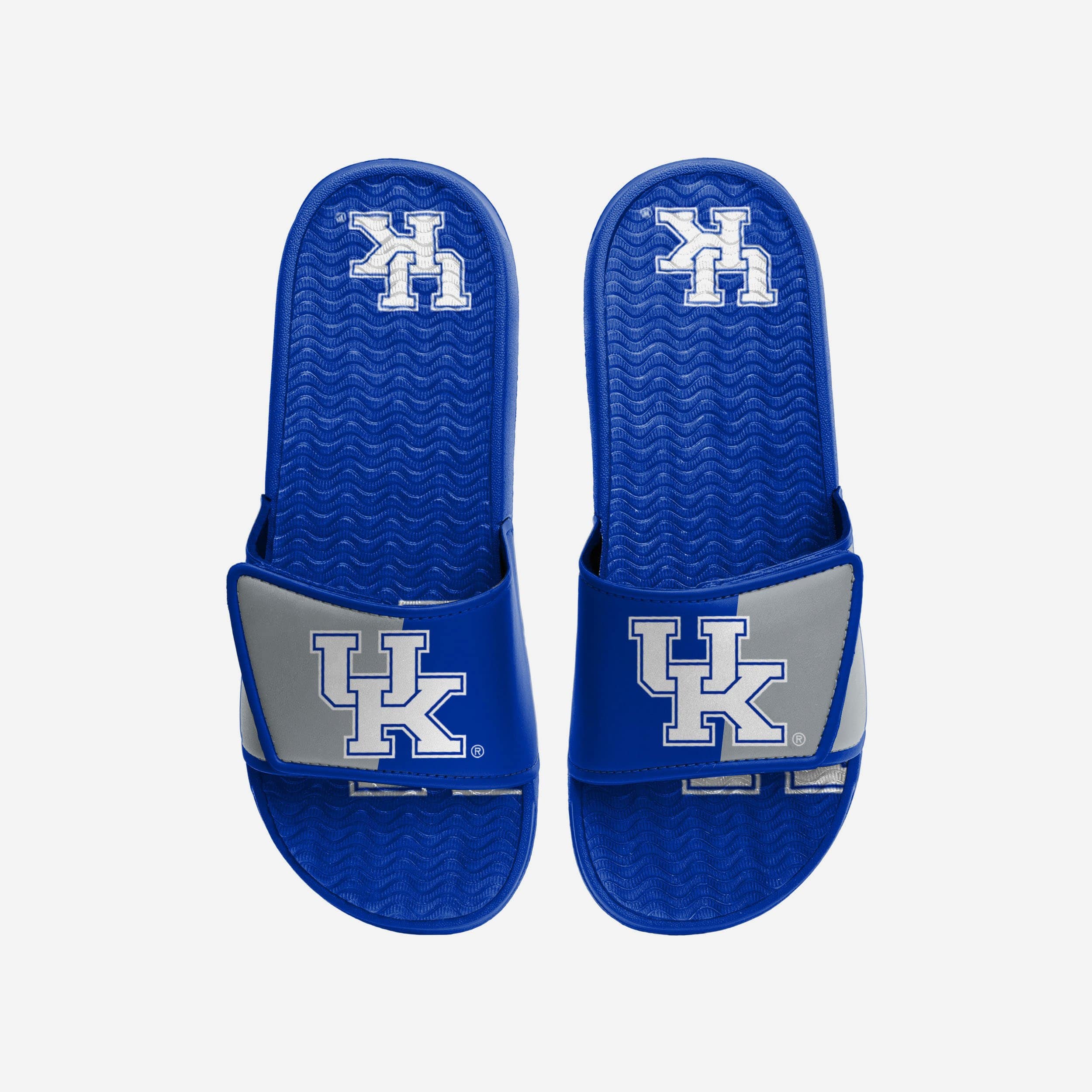 Kentucky Wildcats Dynamic Colorblock Gel Slides with Big Logo