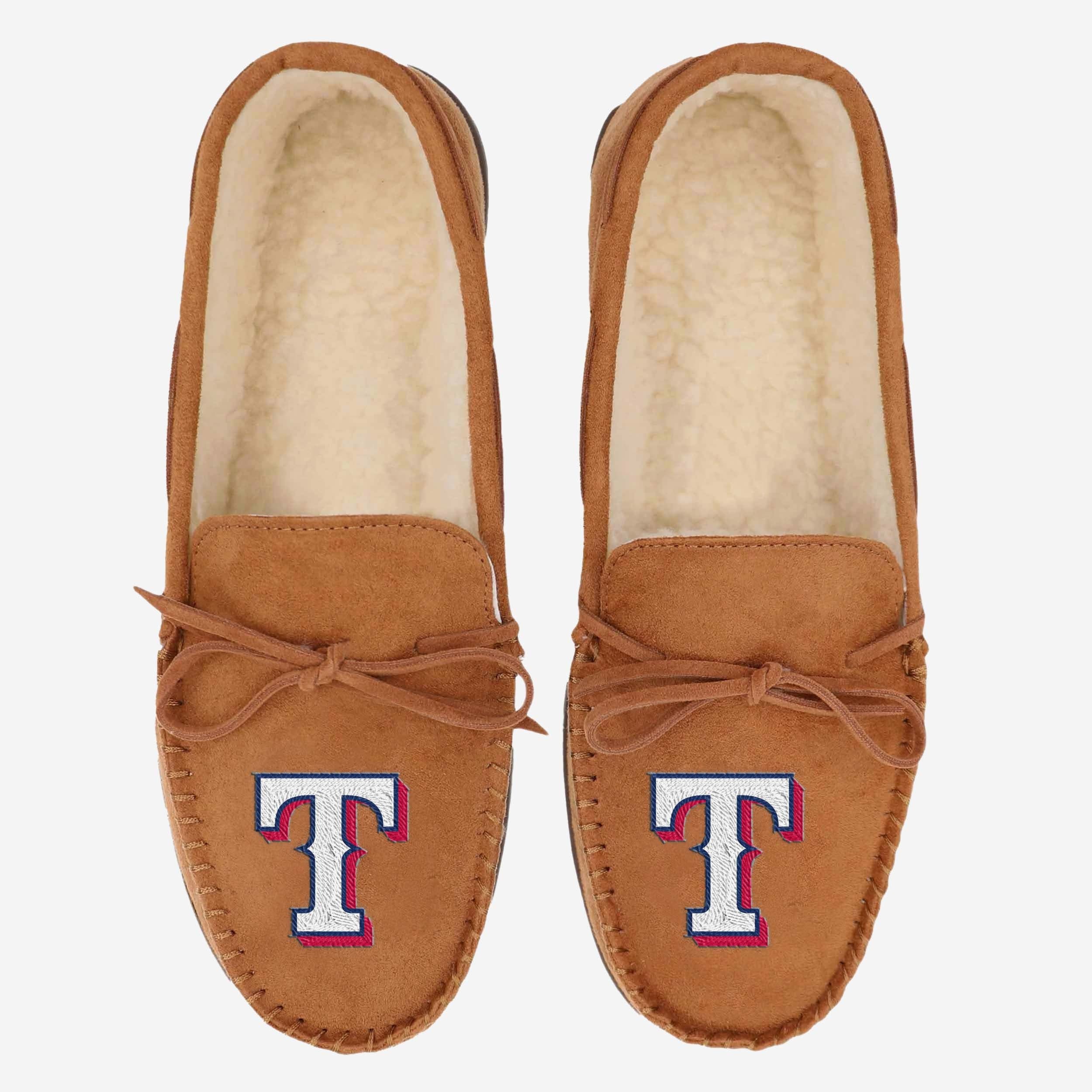Texas Rangers Super Cool Moccasin Slippers