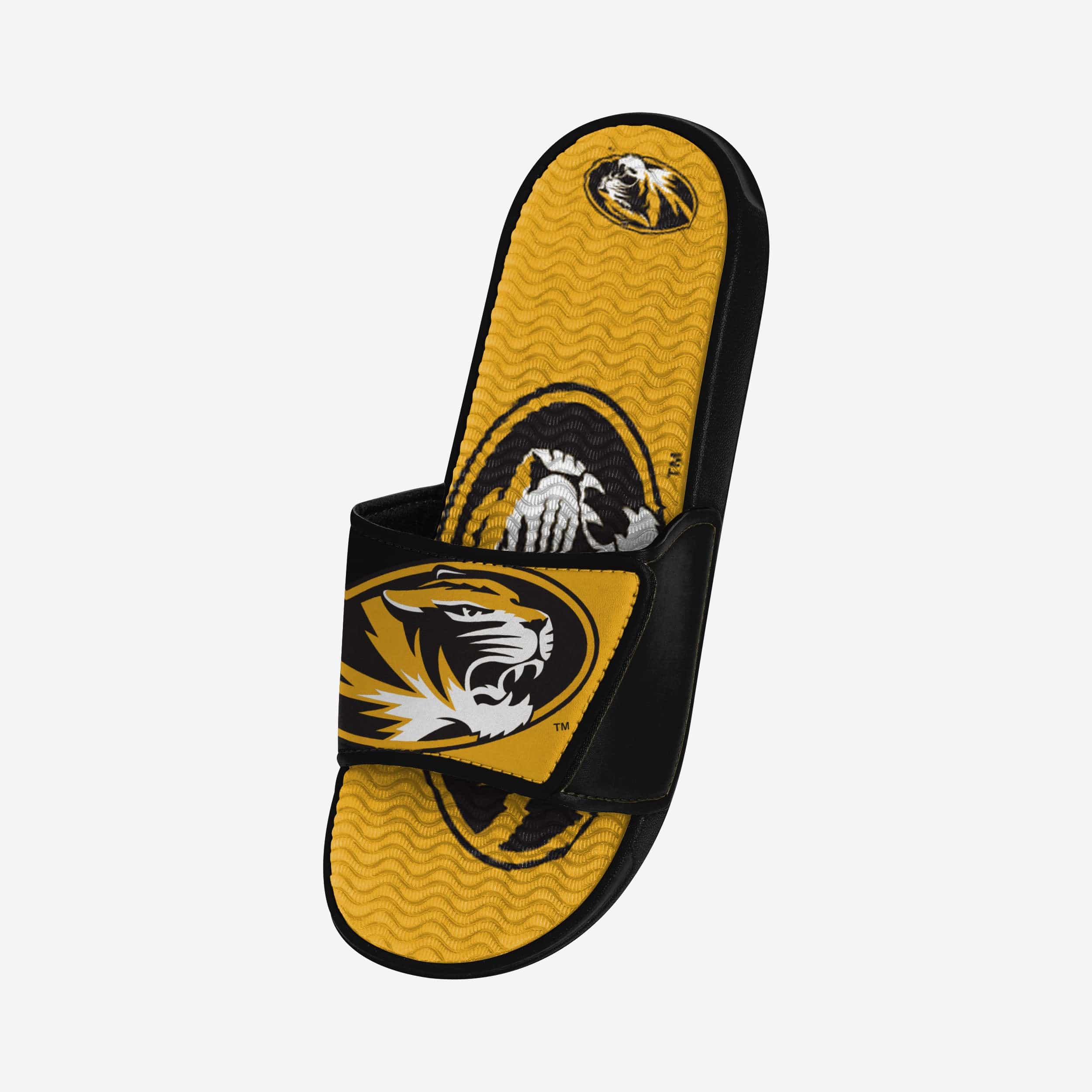 Missouri Tigers Colorblock Big Logo Gel Slides - Show Your Team Spirit!